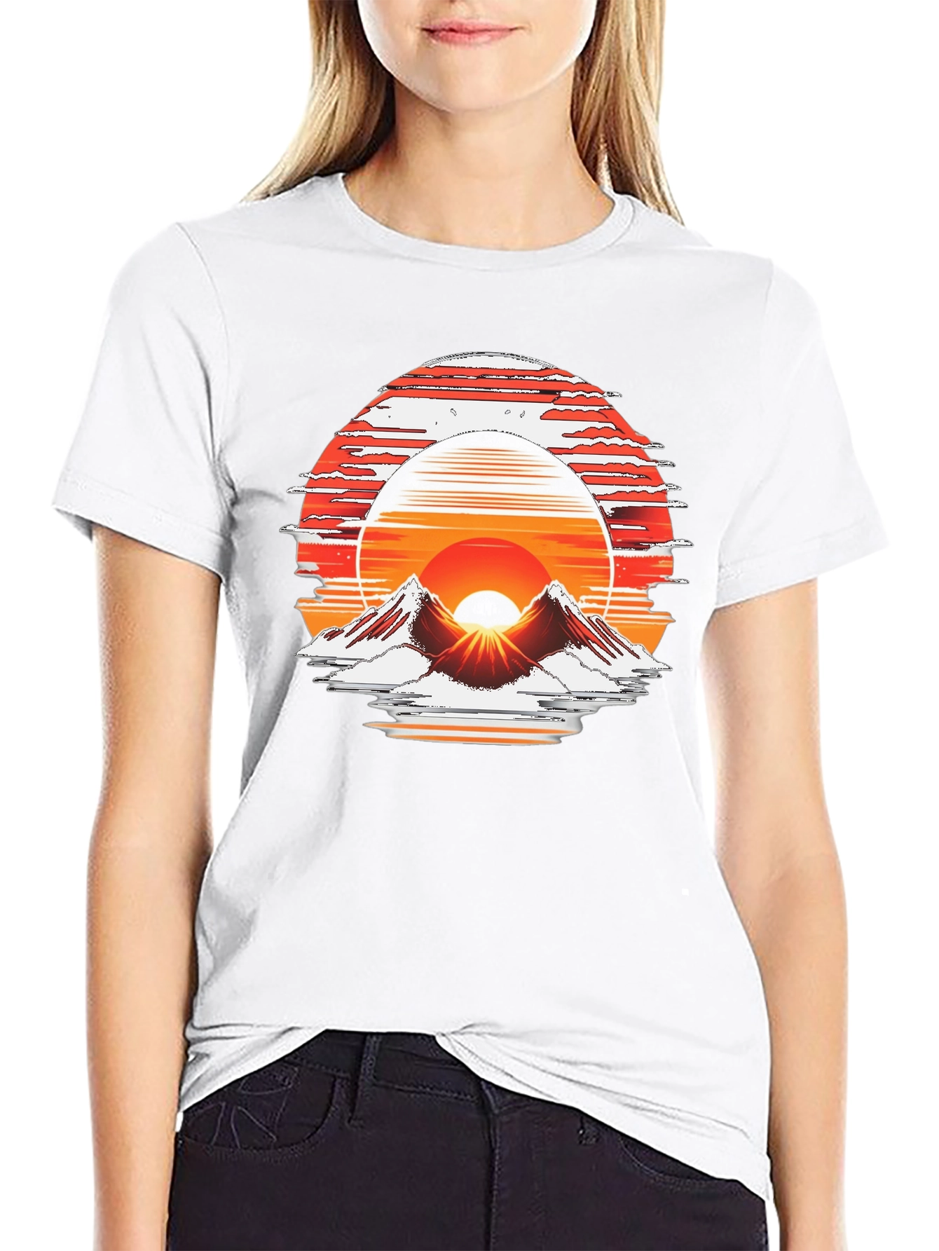 Sunset Mountain Graphic Tee