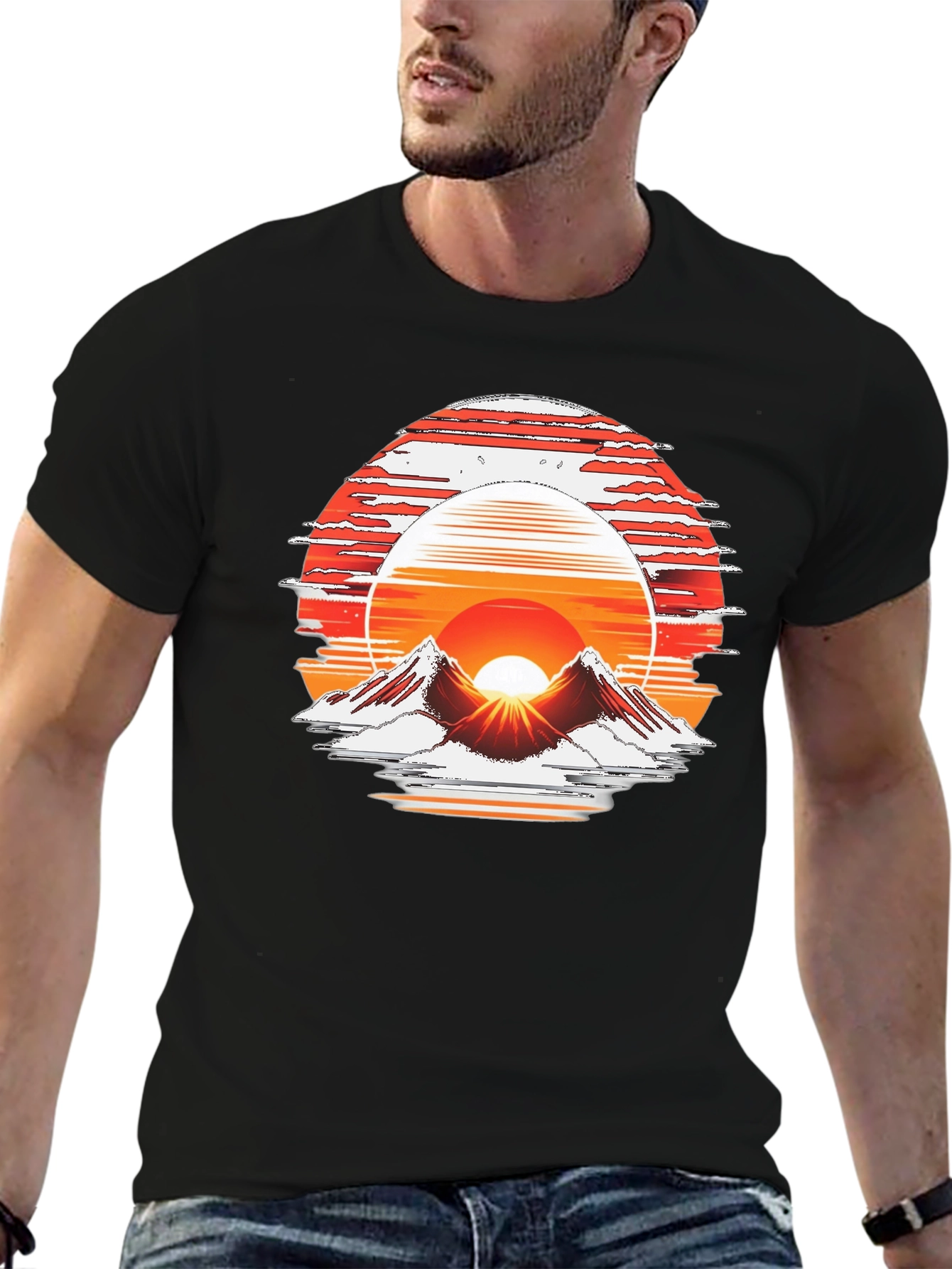 Sunset Mountain Graphic Tee
