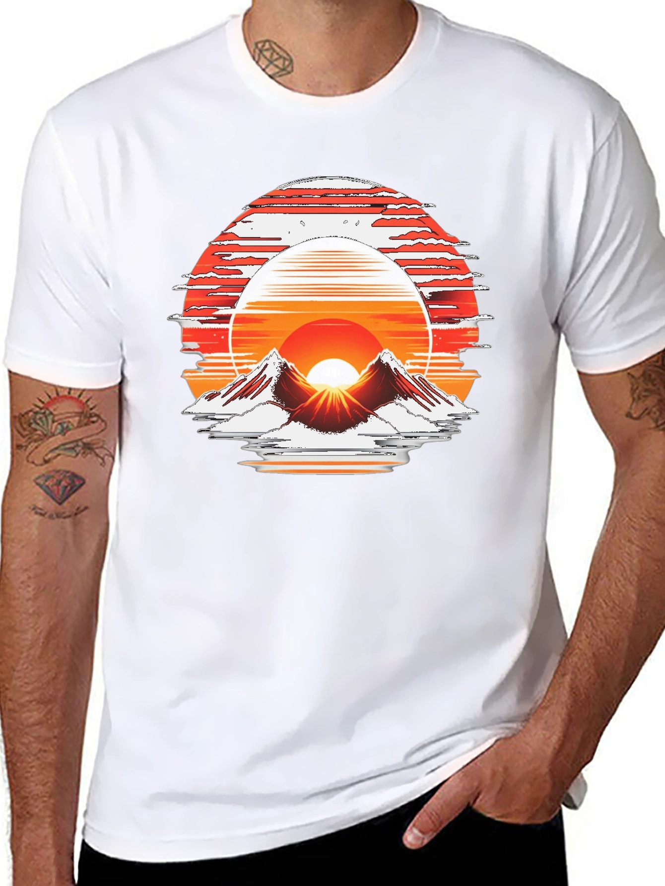 Sunset Mountain Graphic Tee