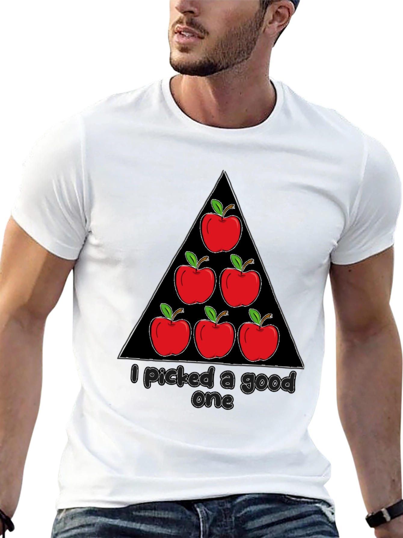 Funny Apple T-Shirt - I Picked a Good One