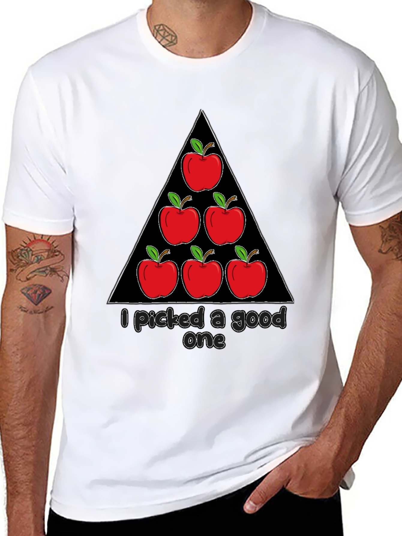 Funny Apple T-Shirt - I Picked a Good One