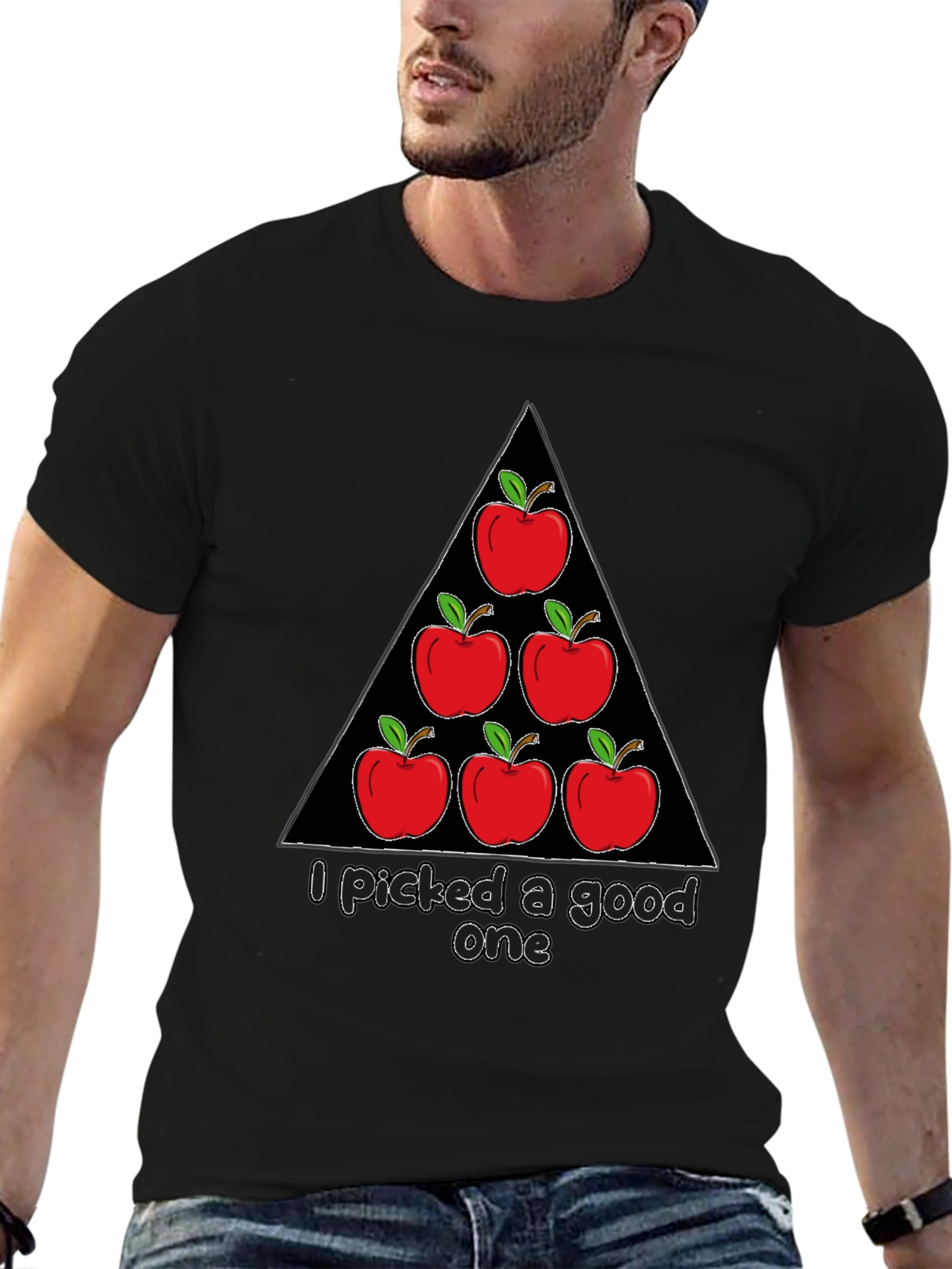 Funny Apple T-Shirt - I Picked a Good One