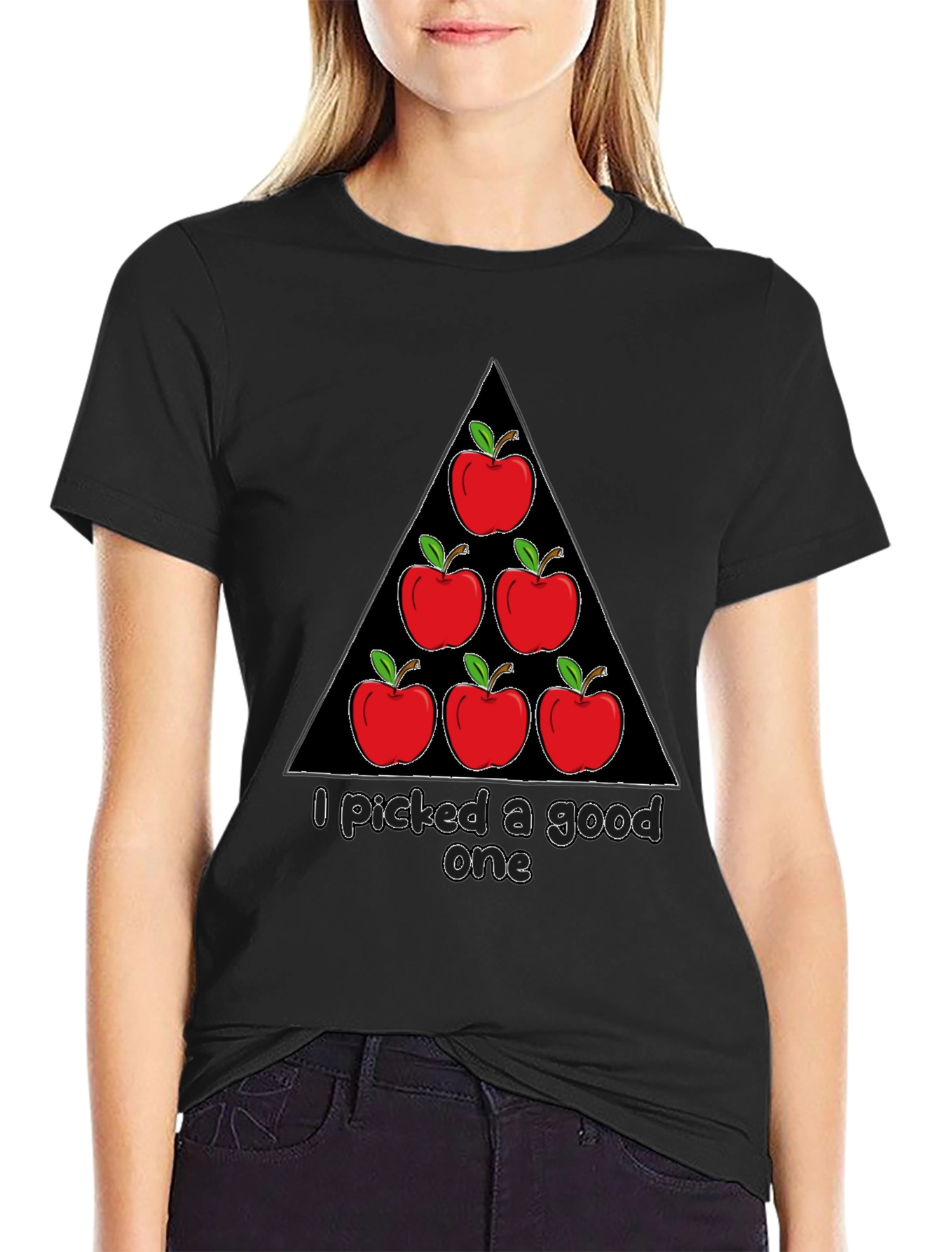 Funny Apple T-Shirt - I Picked a Good One