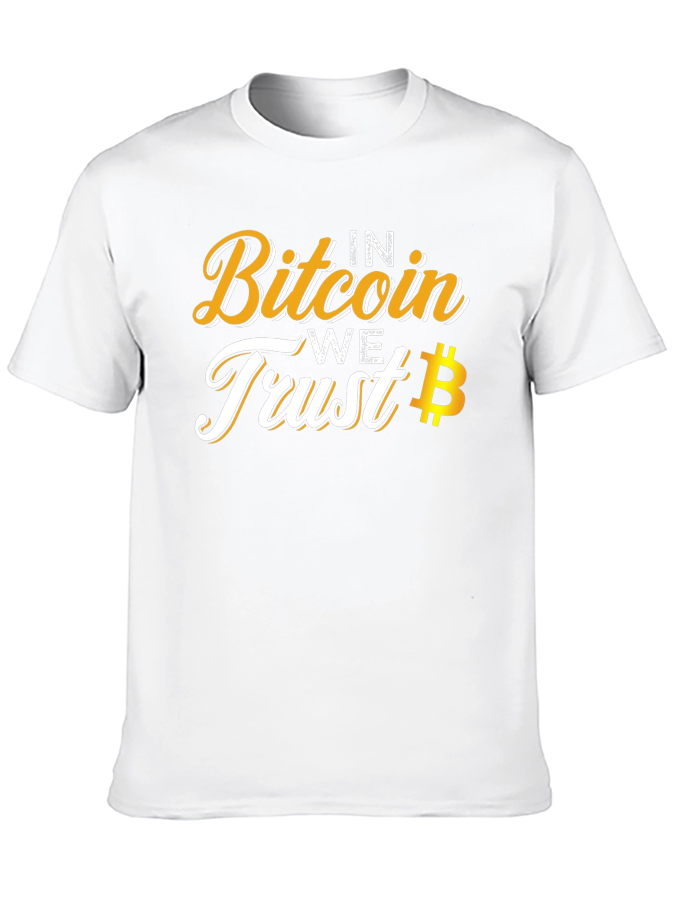 Bitcoin Trust Tee - Crypto Currency Black T-Shirt