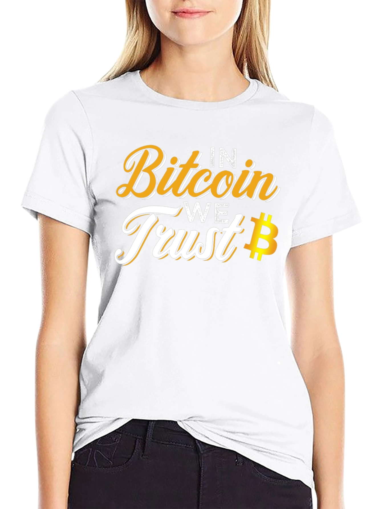 Bitcoin Trust Tee - Crypto Currency Black T-Shirt
