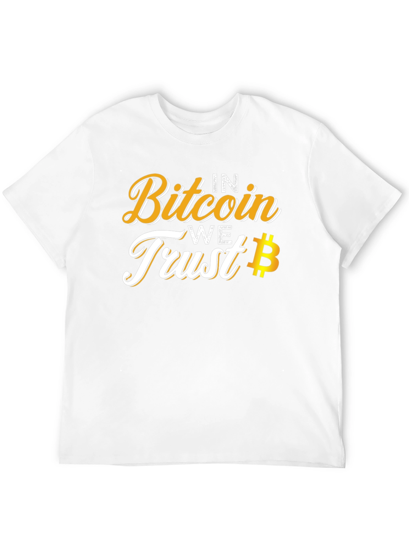 Bitcoin Trust Tee - Crypto Currency Black T-Shirt