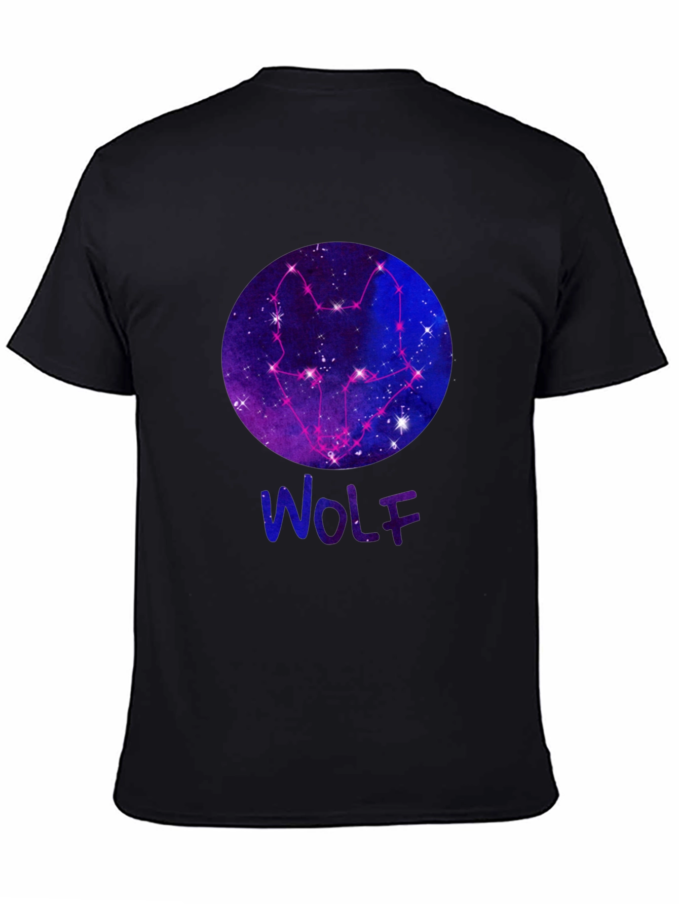 Wolf Constellation Galaxy T-Shirt