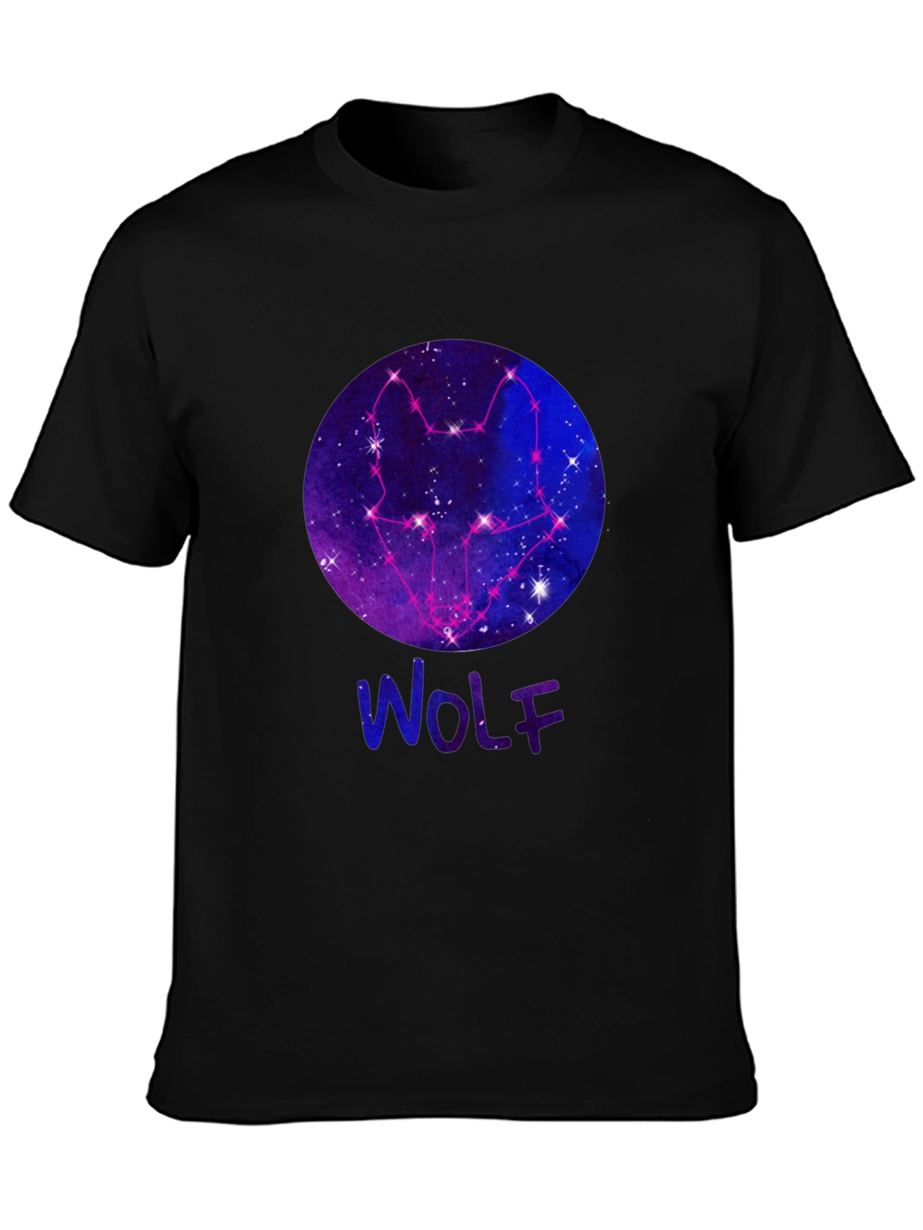 Wolf Constellation Galaxy T-Shirt