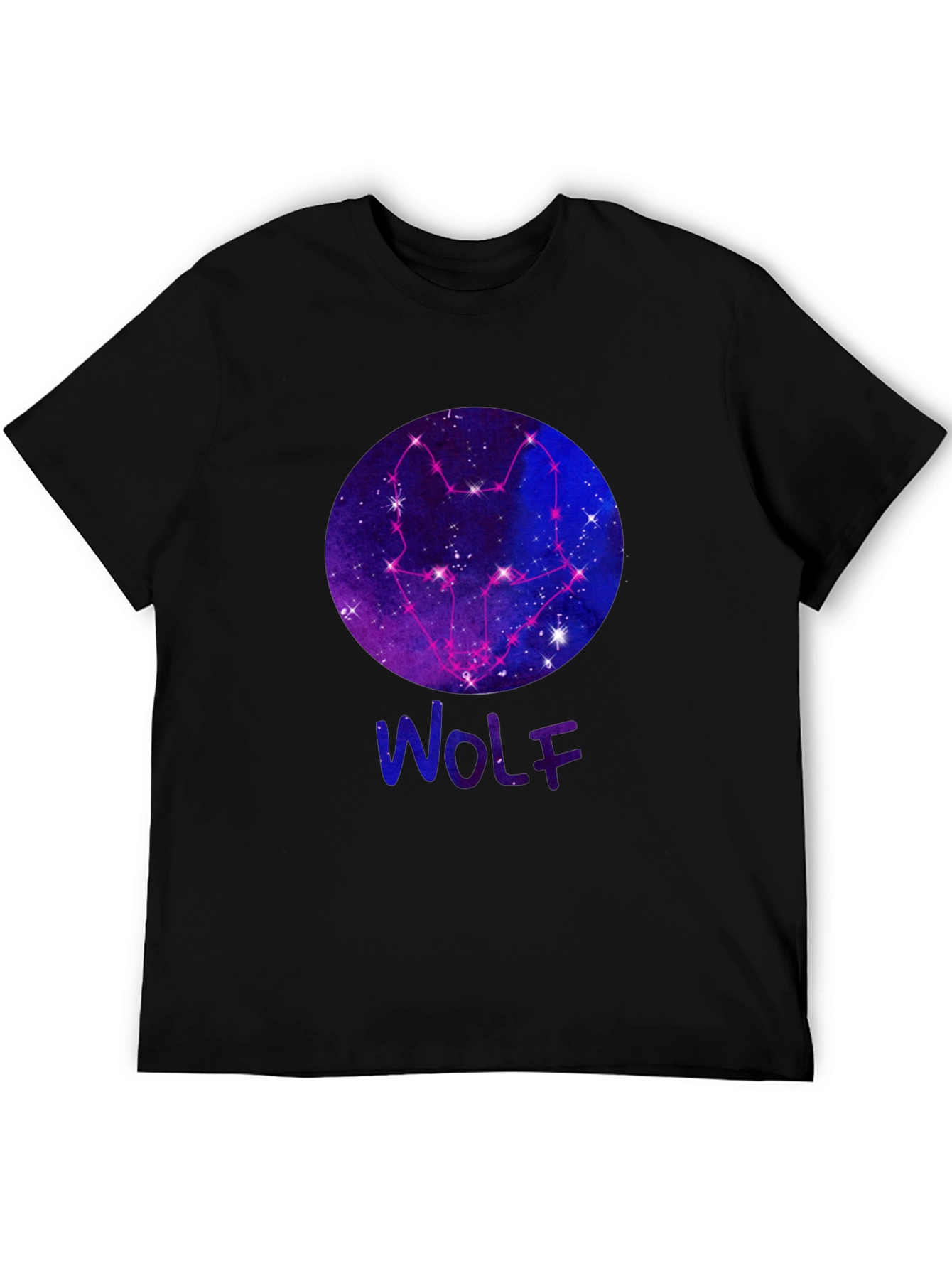 Wolf Constellation Galaxy T-Shirt