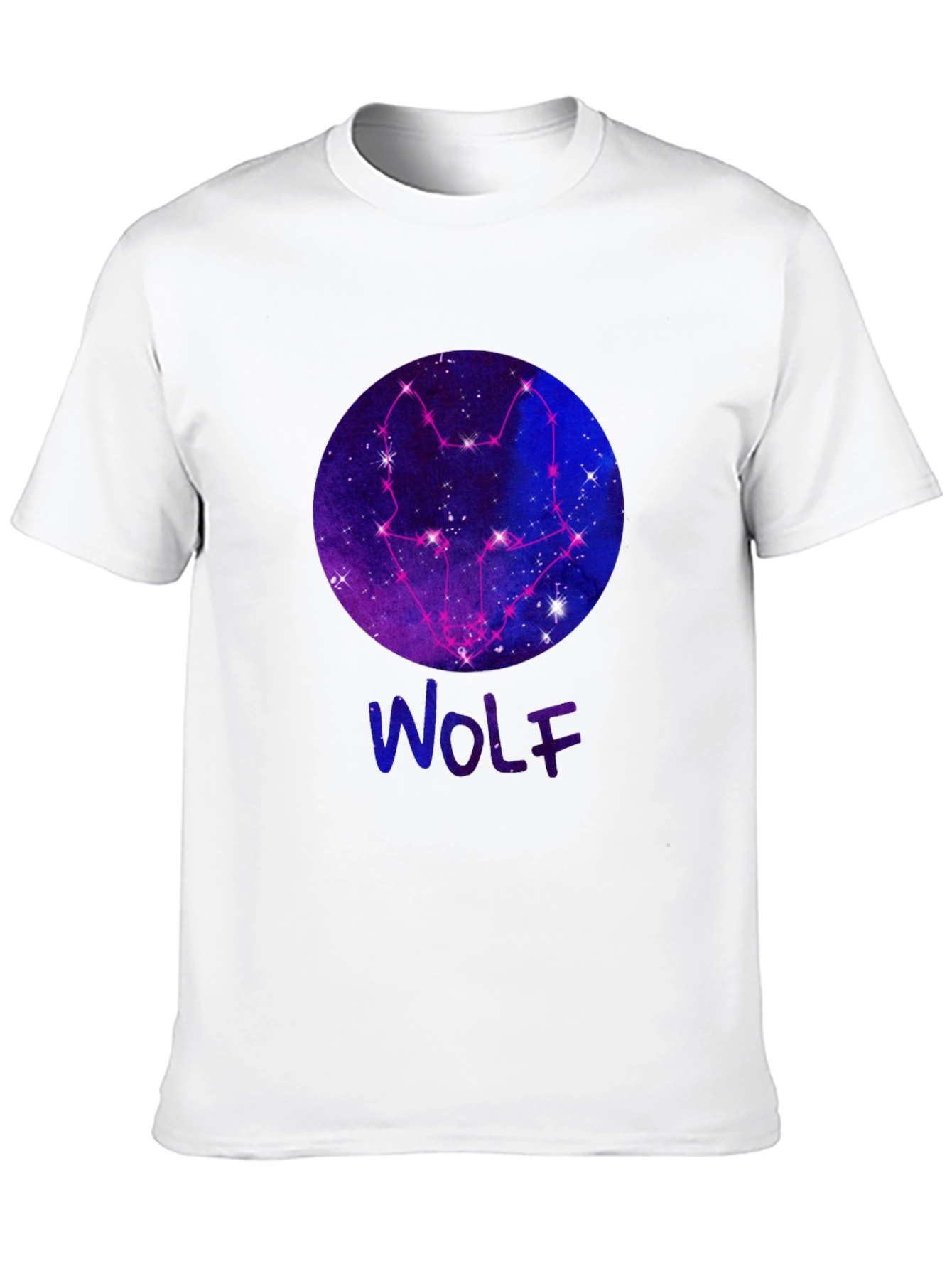 Wolf Constellation Galaxy T-Shirt