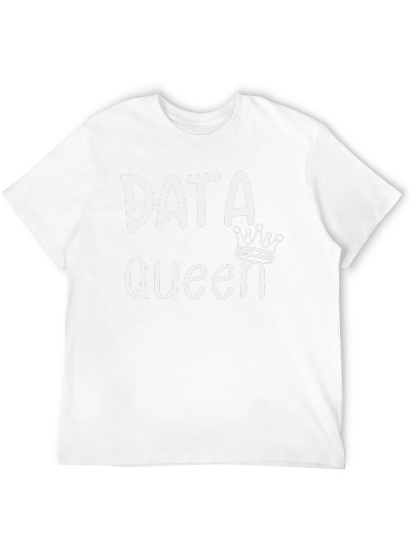 Data Queen Graphic T-Shirt - Black Cotton Tee