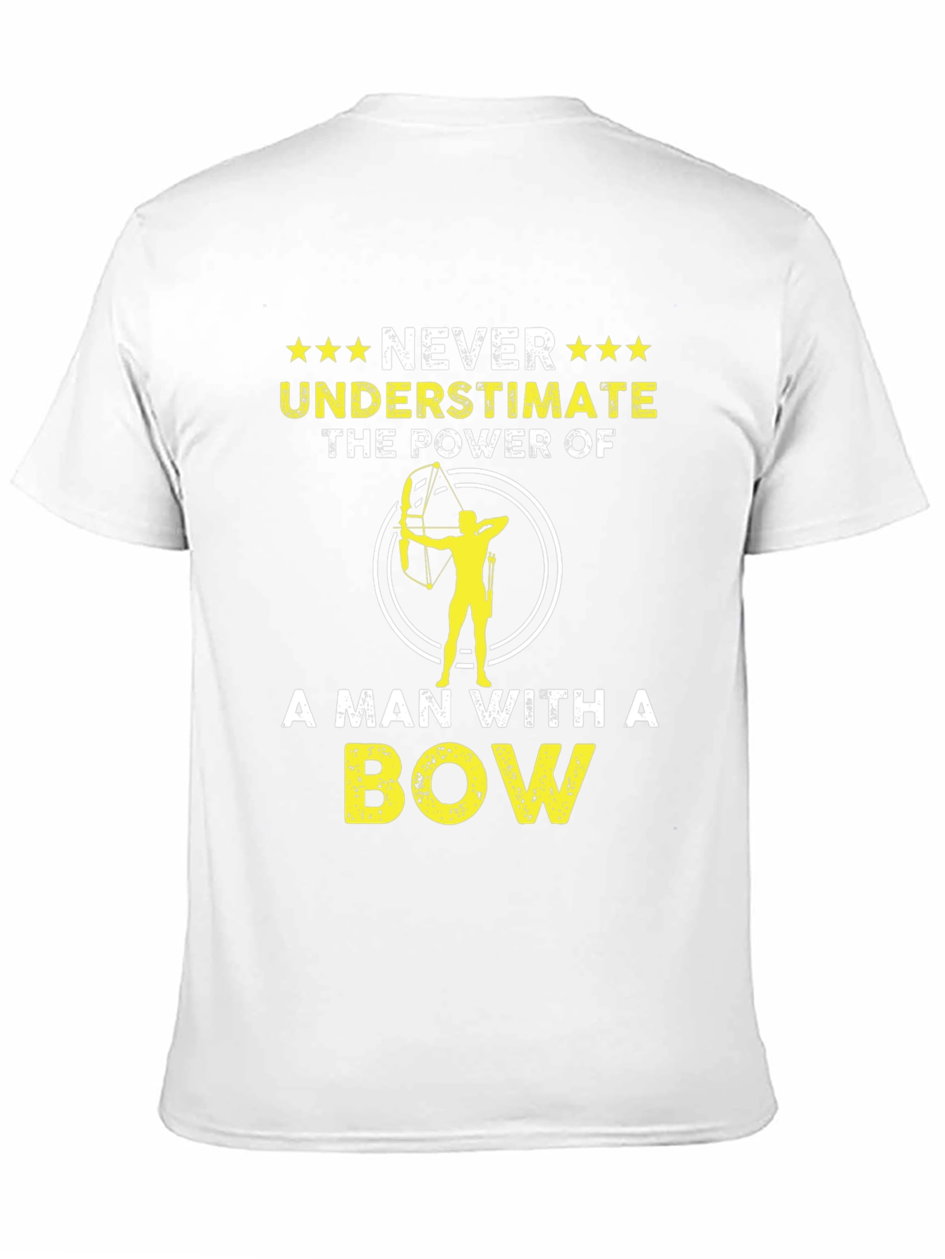 Never Underestimate A Man With A Bow T-Shirt