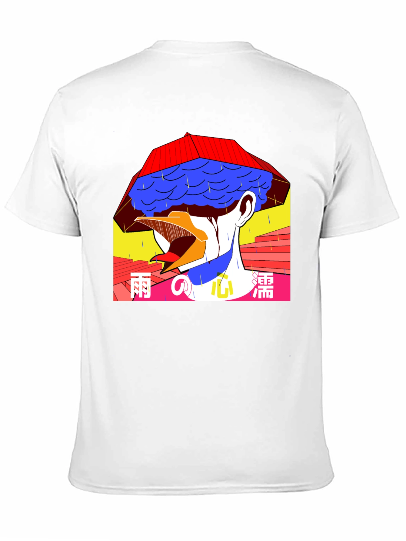 Artistic Japanese-Style Graphic T-Shirt
