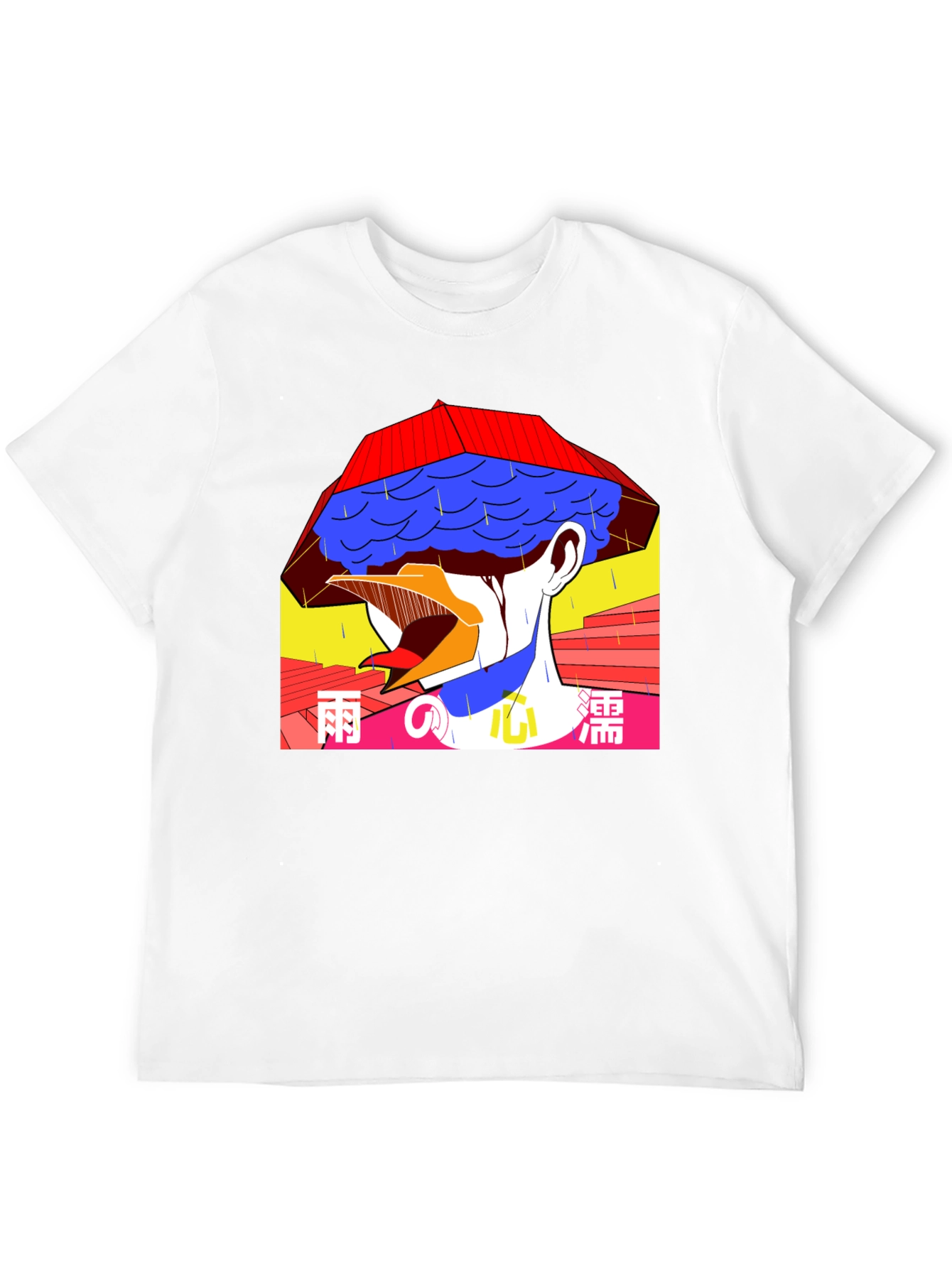 Artistic Japanese-Style Graphic T-Shirt