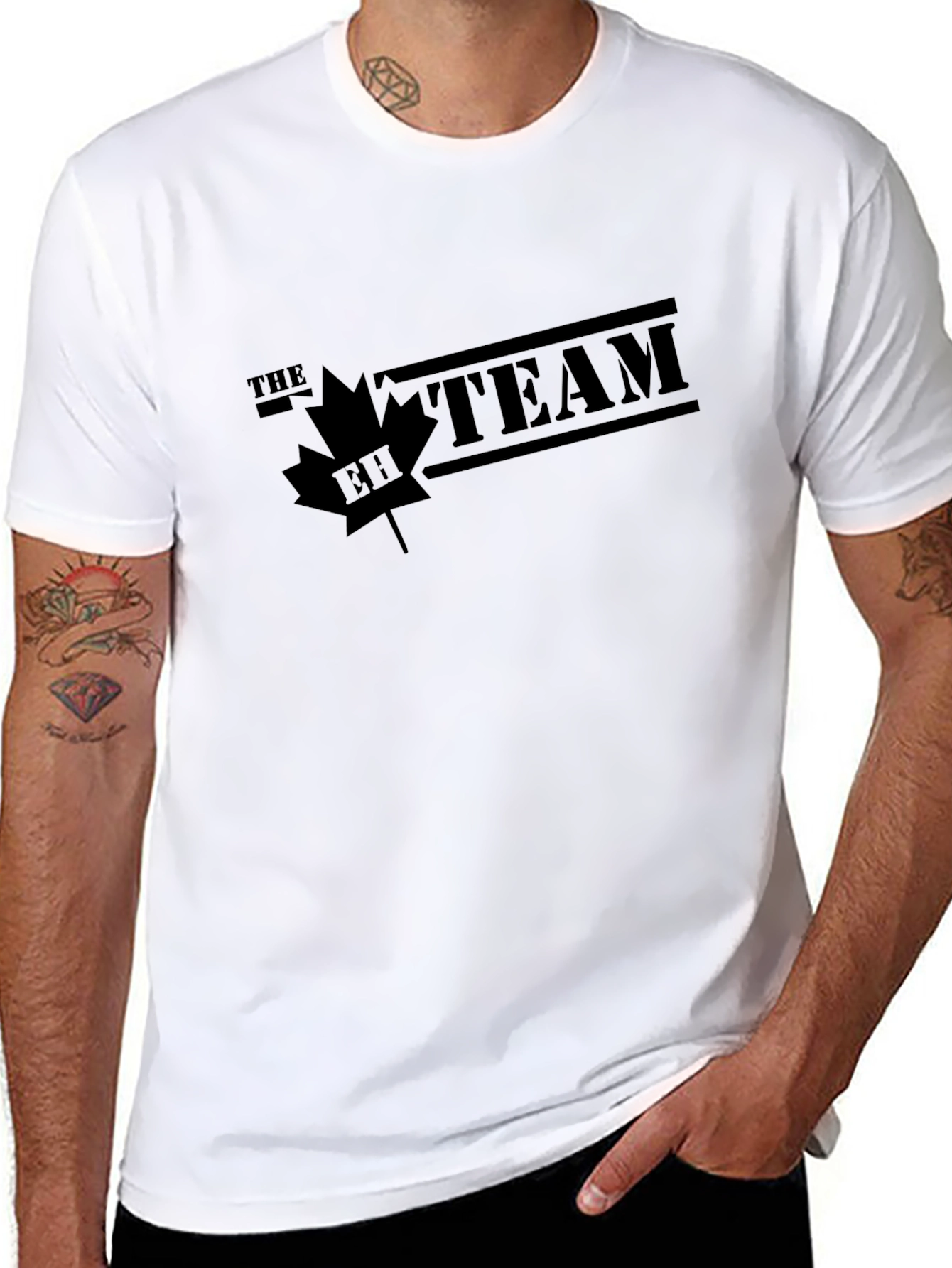 The EH Team Graphic T-Shirt - Maple Leaf Design