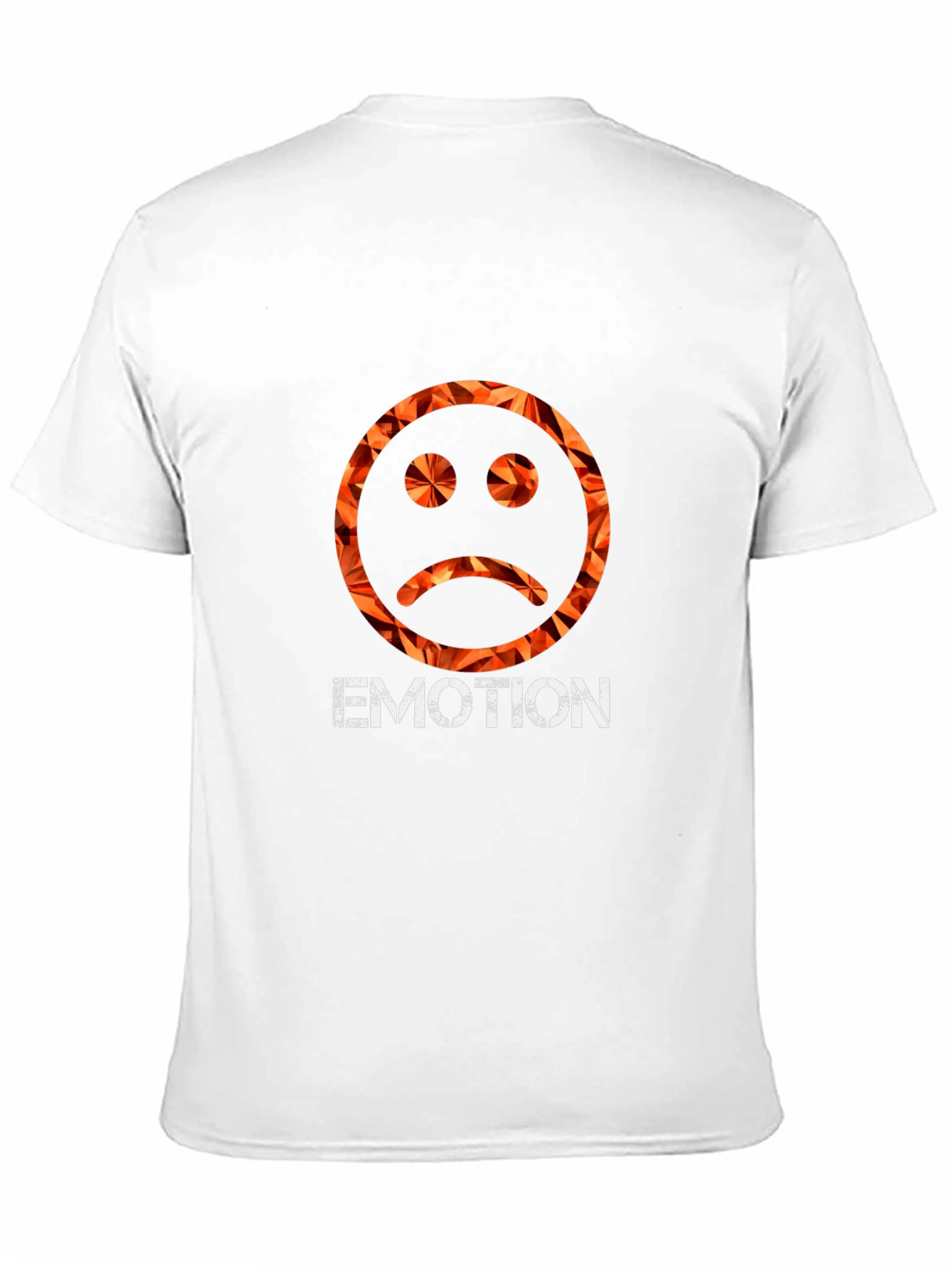 Emo Emotion Graphic Tee - Trendy Sad Face Shirt