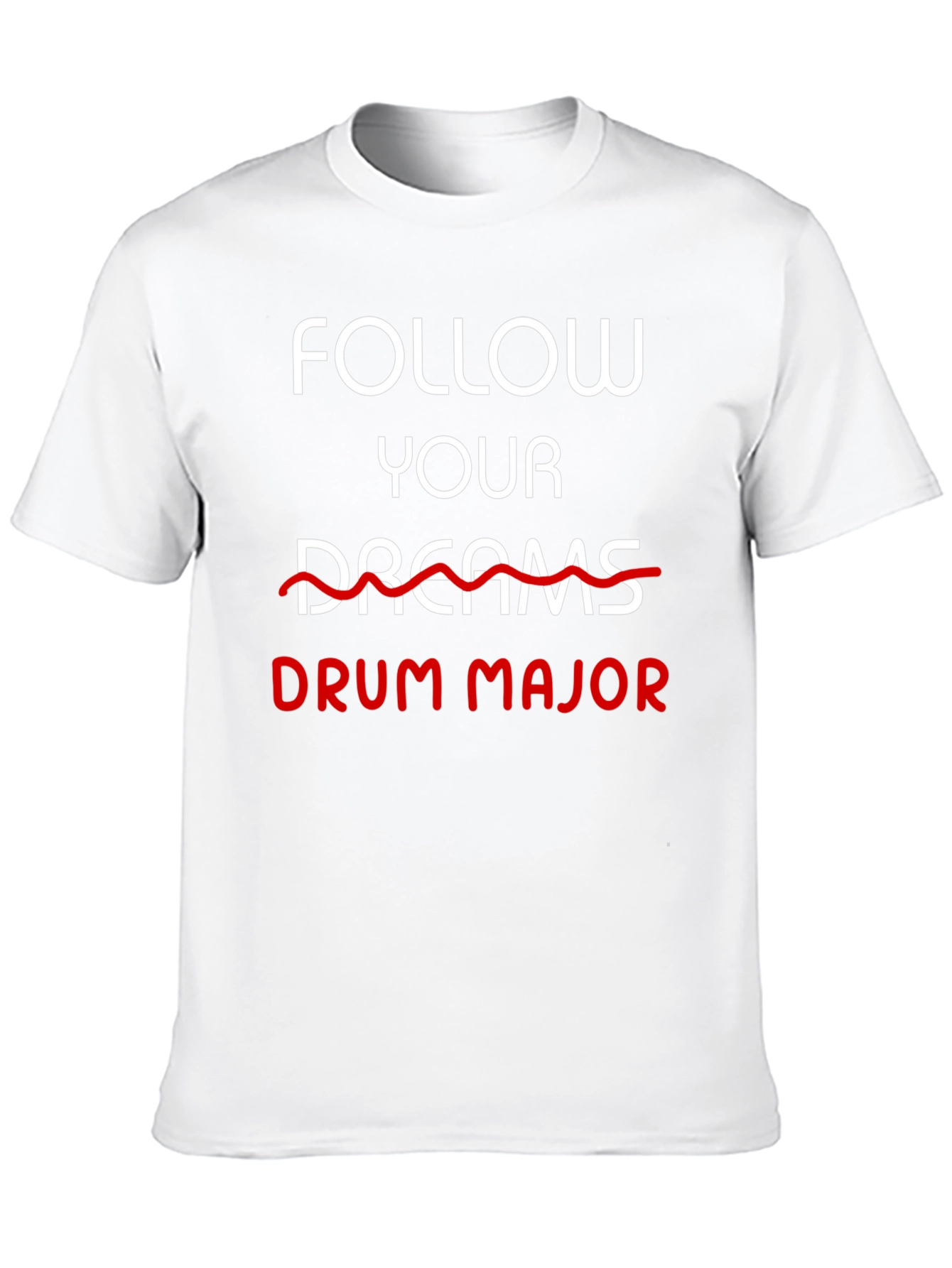 Follow Your Drum Major Black T-Shirt