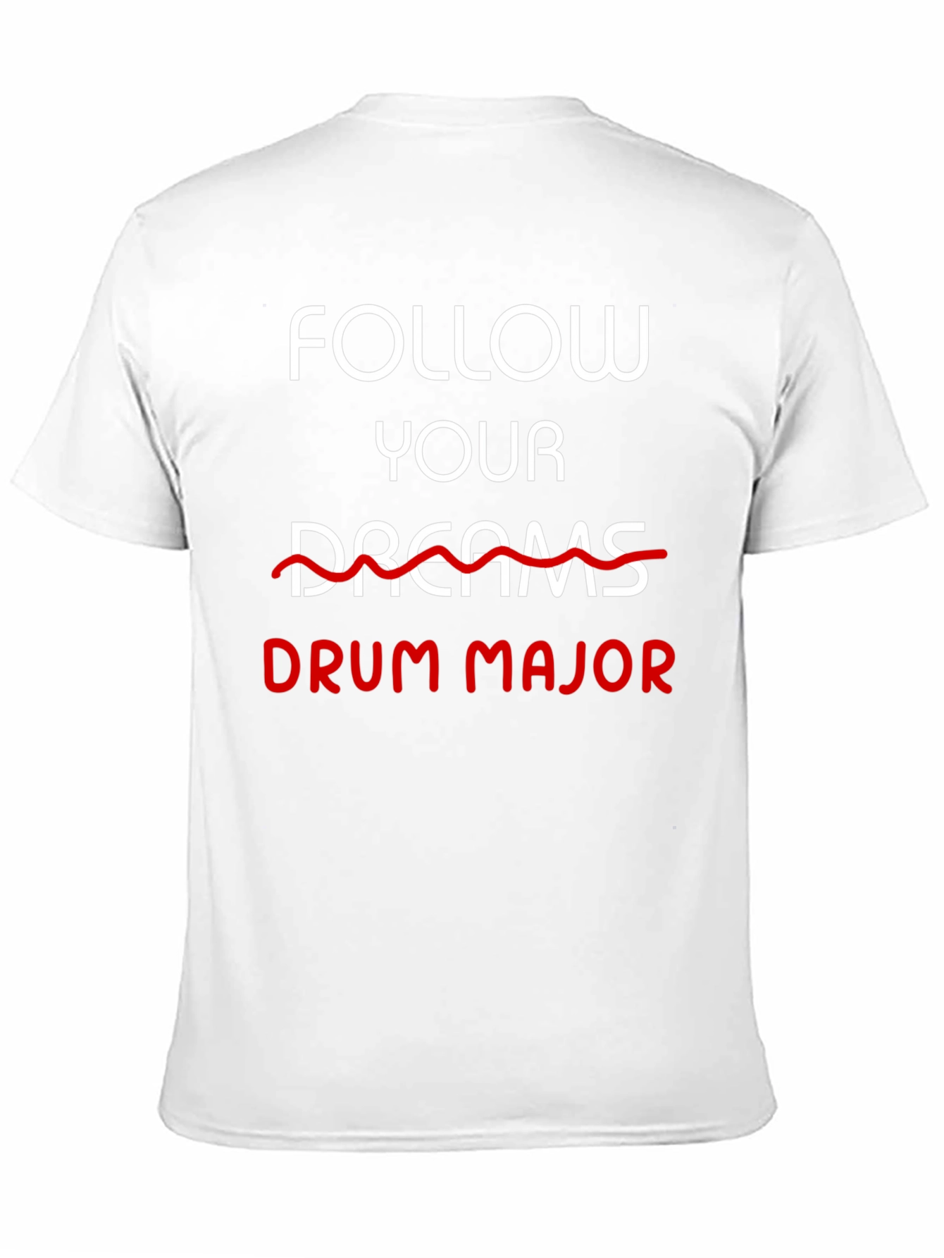 Follow Your Drum Major Black T-Shirt