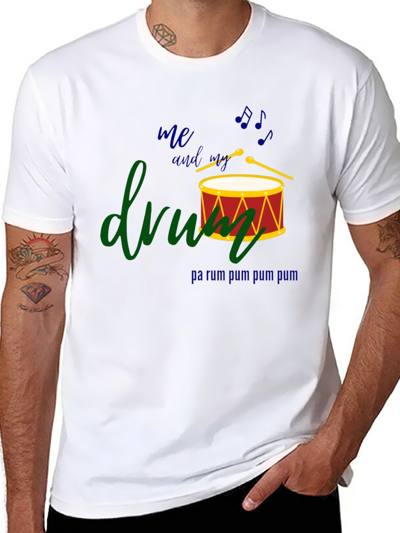 Musical Drum Tee - Me and My Drum T-Shirt