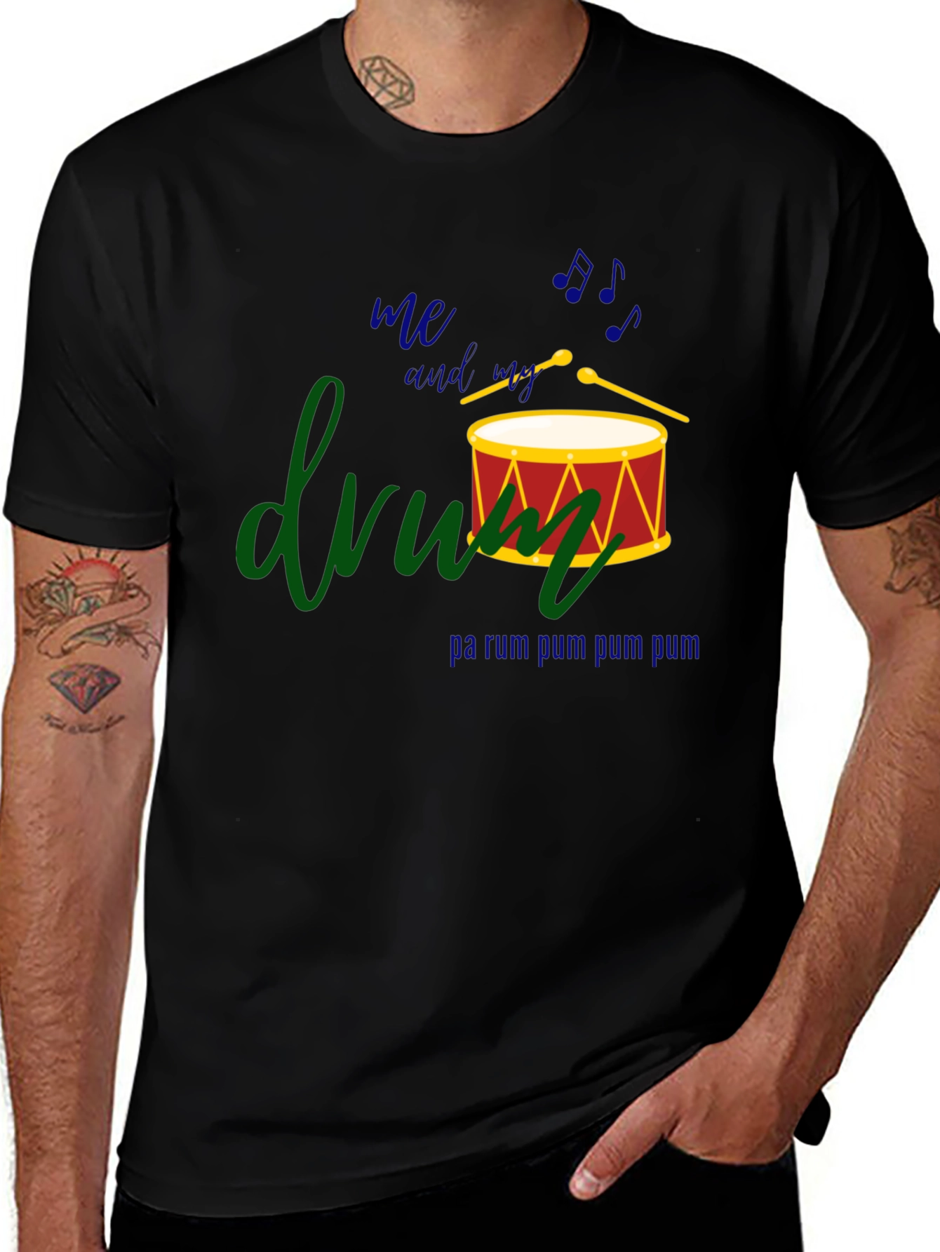 Musical Drum Tee - Me and My Drum T-Shirt