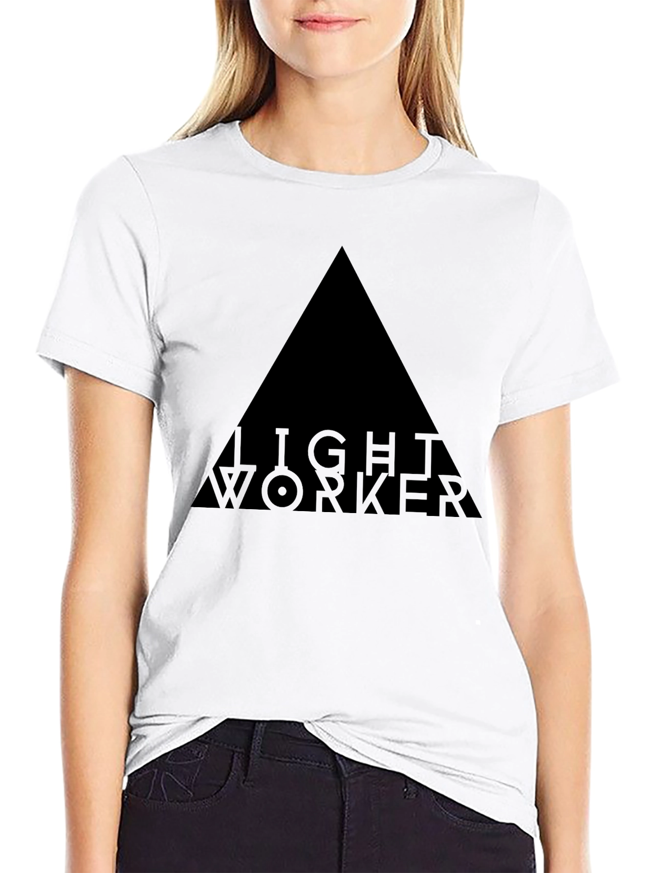 Lightworker Triangle Graphic T-Shirt