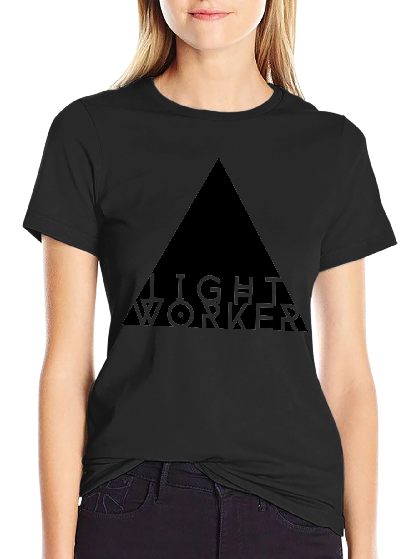 Lightworker Triangle Graphic T-Shirt