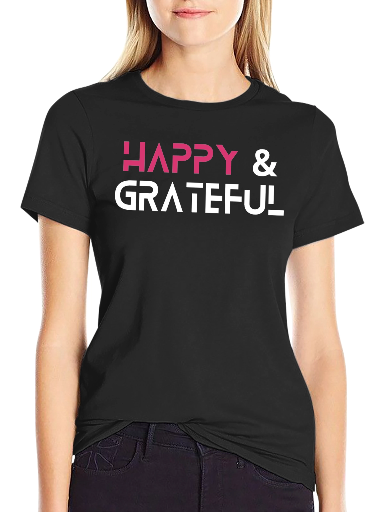 Happy & Grateful Graphic T-Shirt