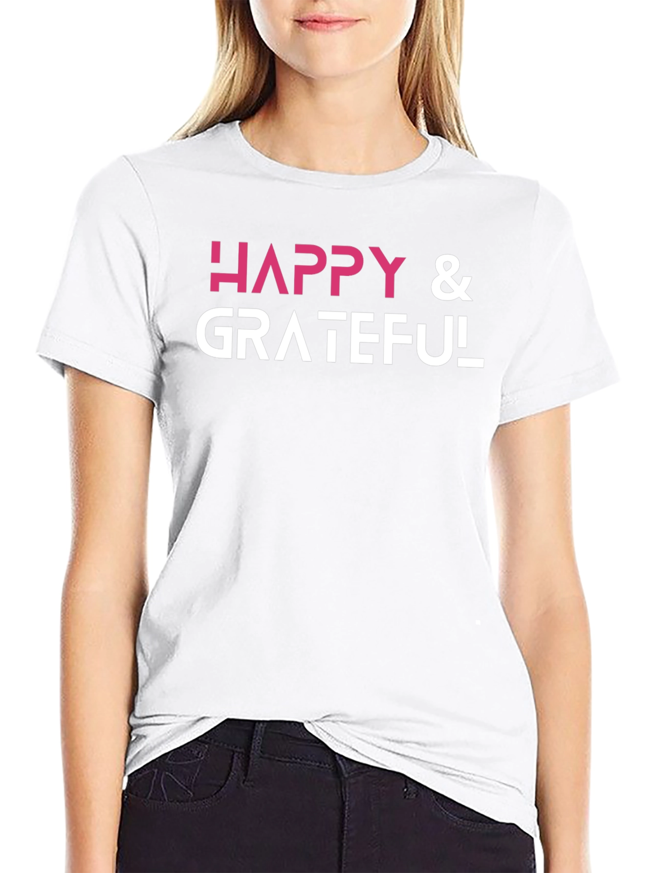 Happy & Grateful Graphic T-Shirt
