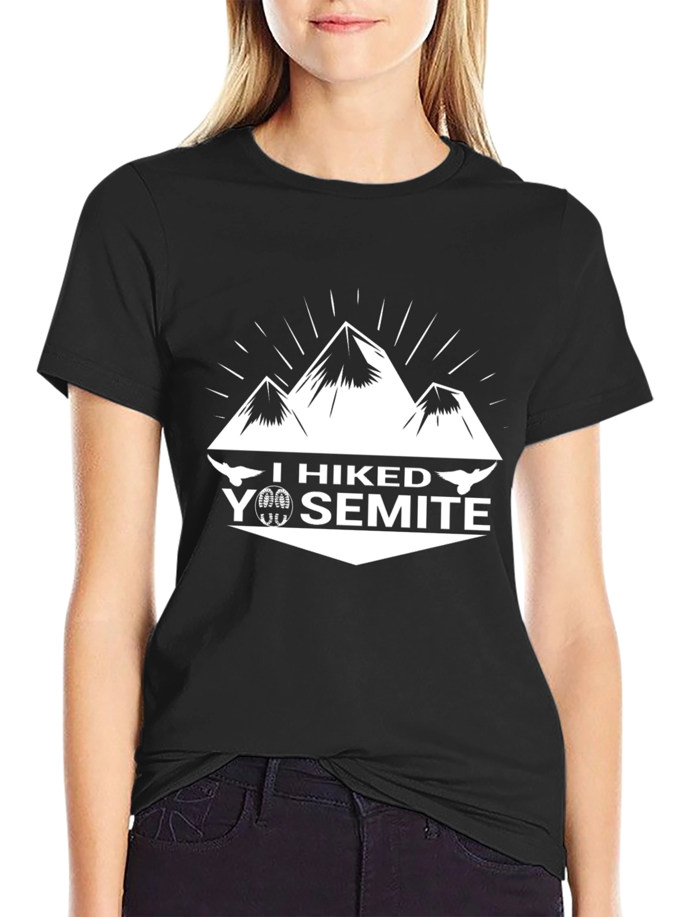 I Hiked Yosemite Graphic Tee - Mountain Adventure Shirt