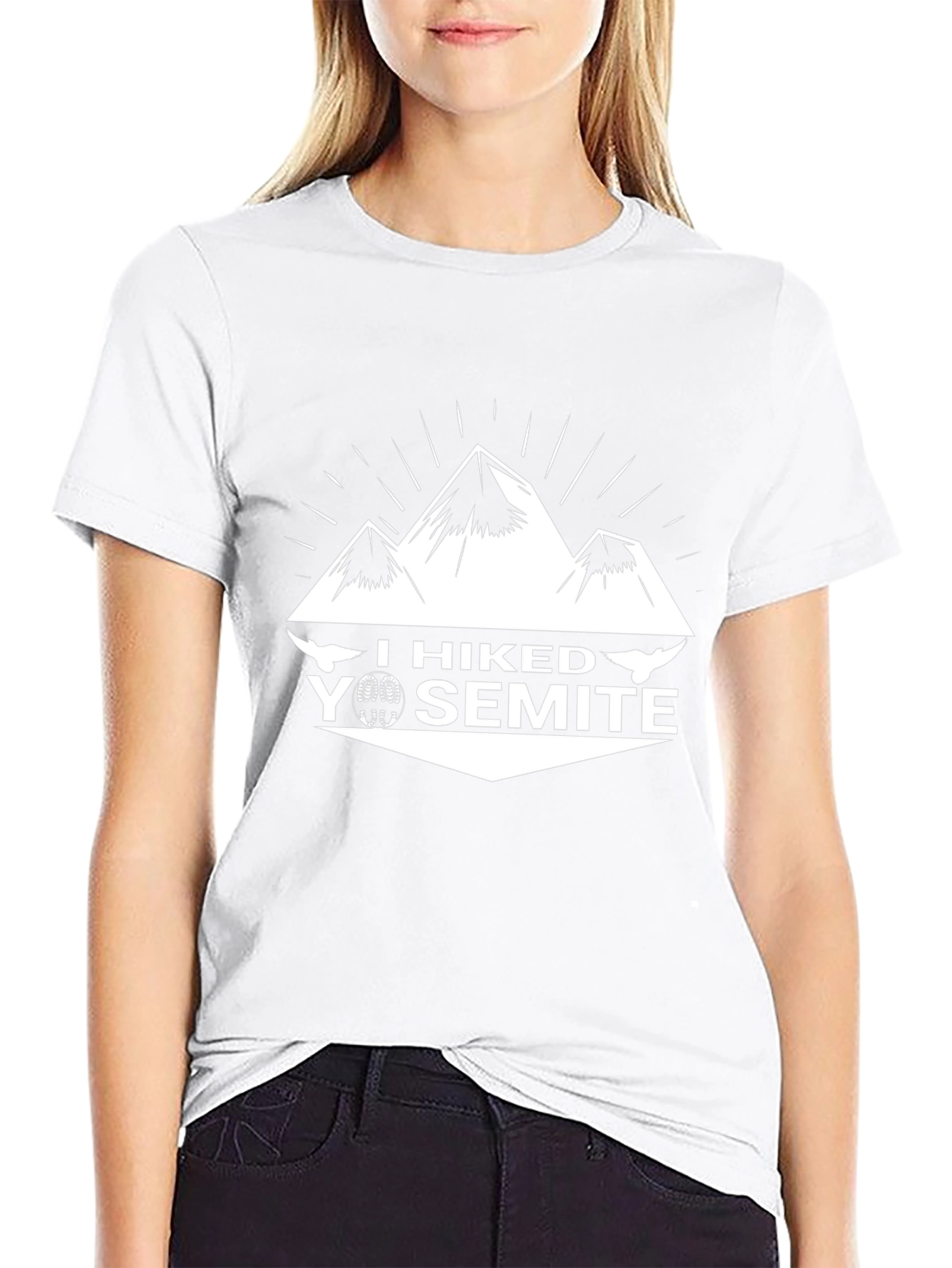 I Hiked Yosemite Graphic Tee - Mountain Adventure Shirt