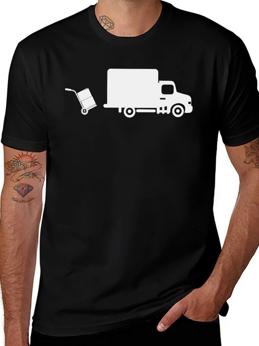 Moving Truck Graphic Tee - Heavy Load Stylish Comfort