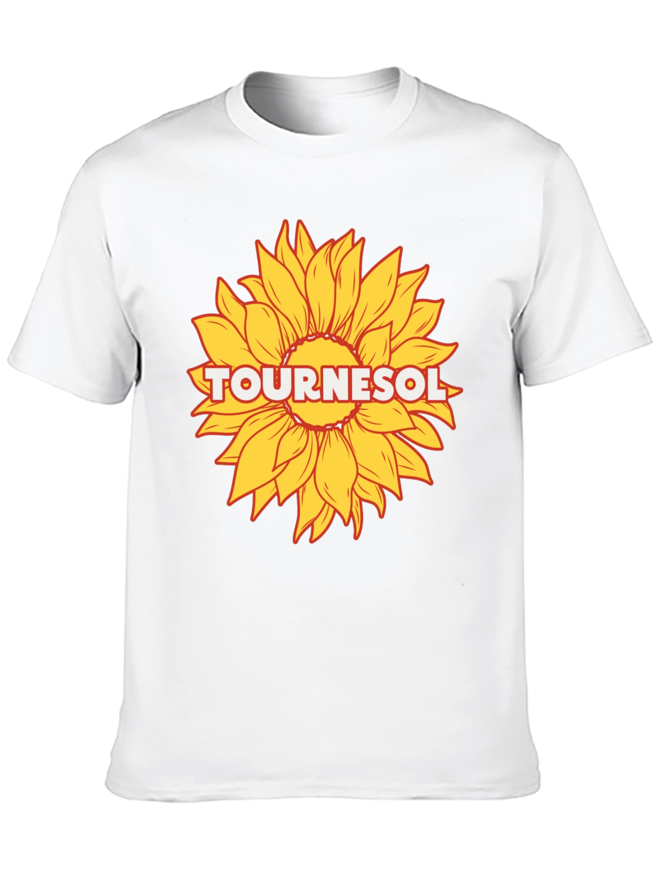 Tournesol Sunflower Graphic T-Shirt - Black Cotton Tee