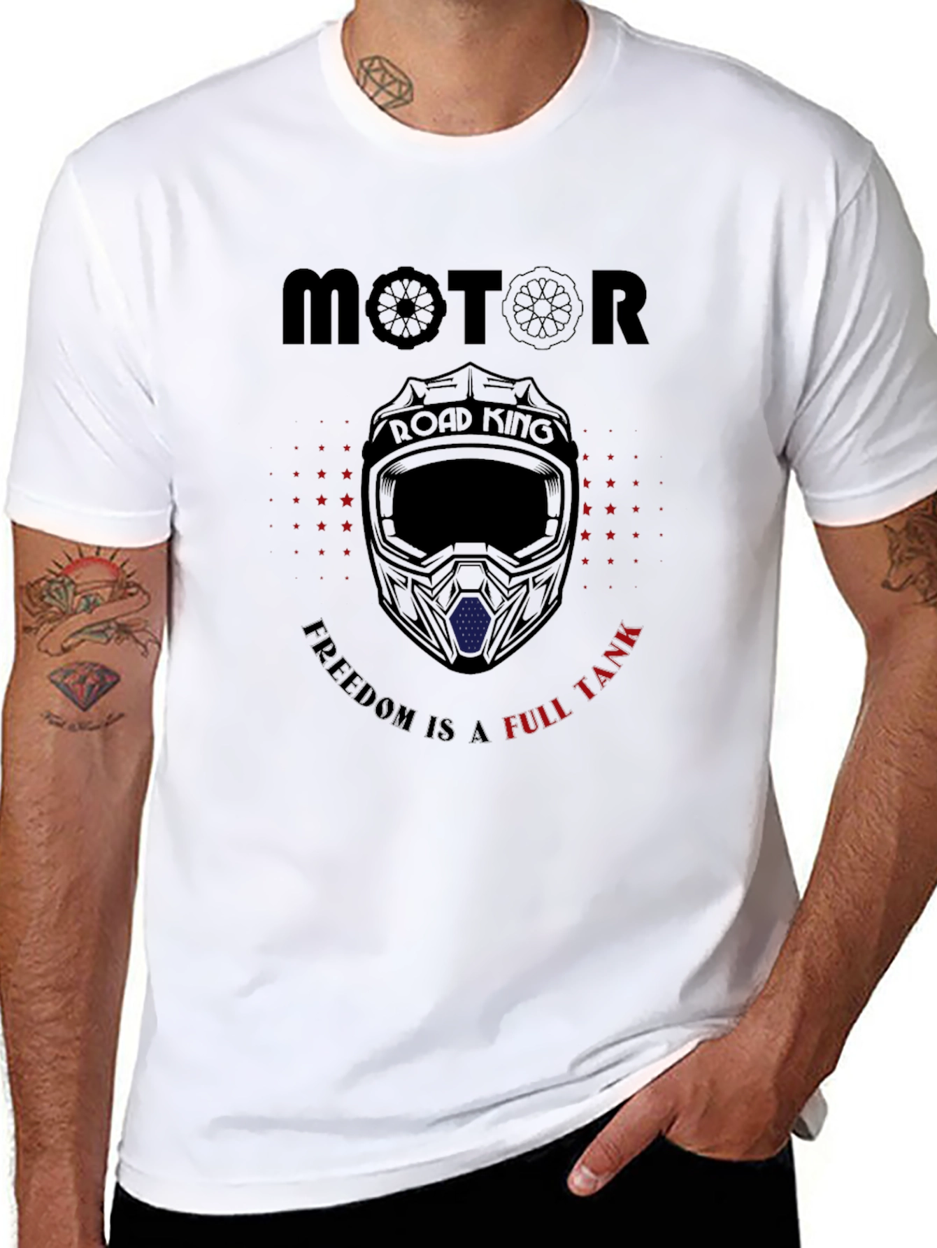 Motorcycle T-Shirt - Freedom is a Full Tank
