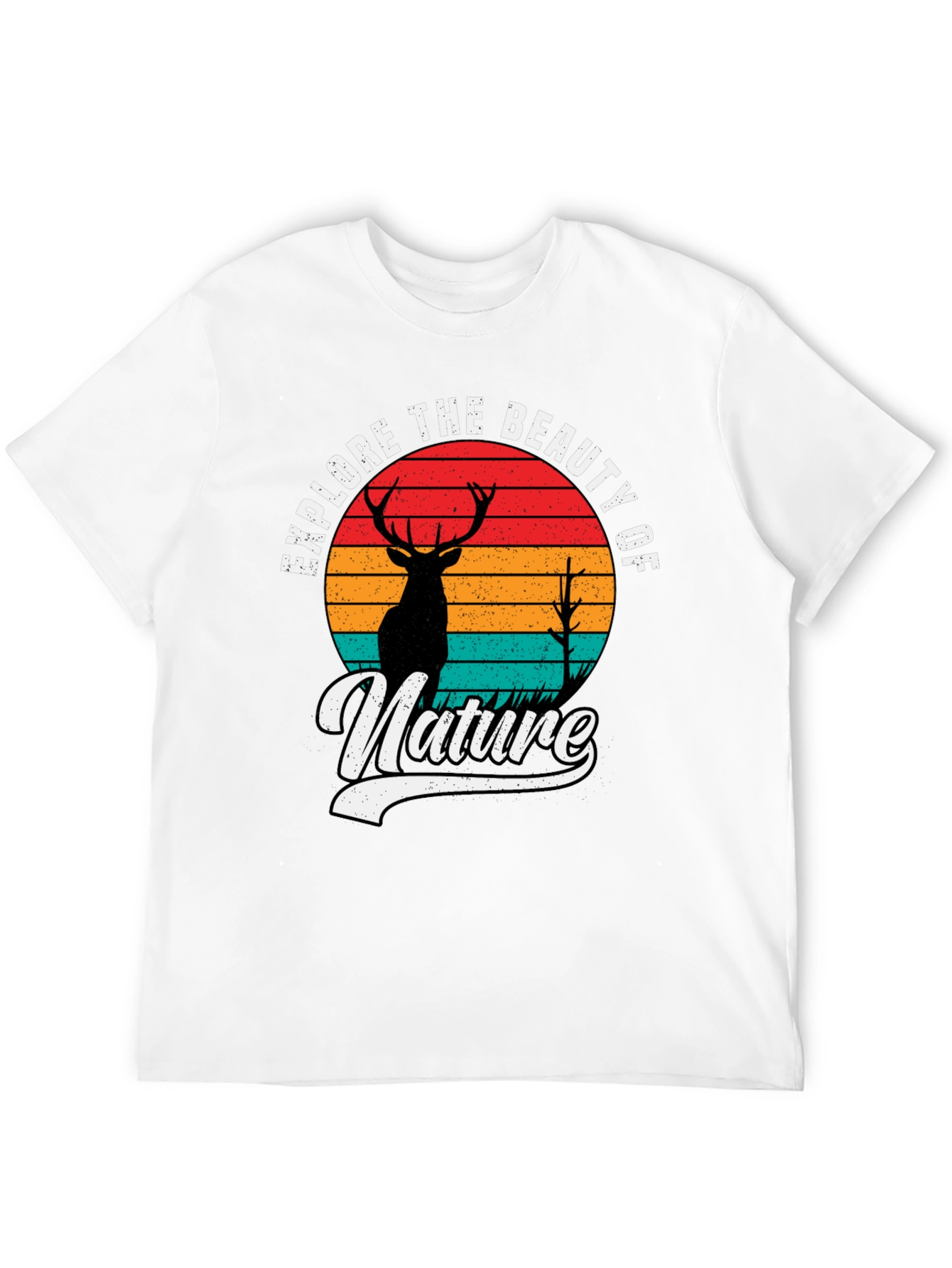 Explore Nature Graphic Tee - Mens Black T-Shirt