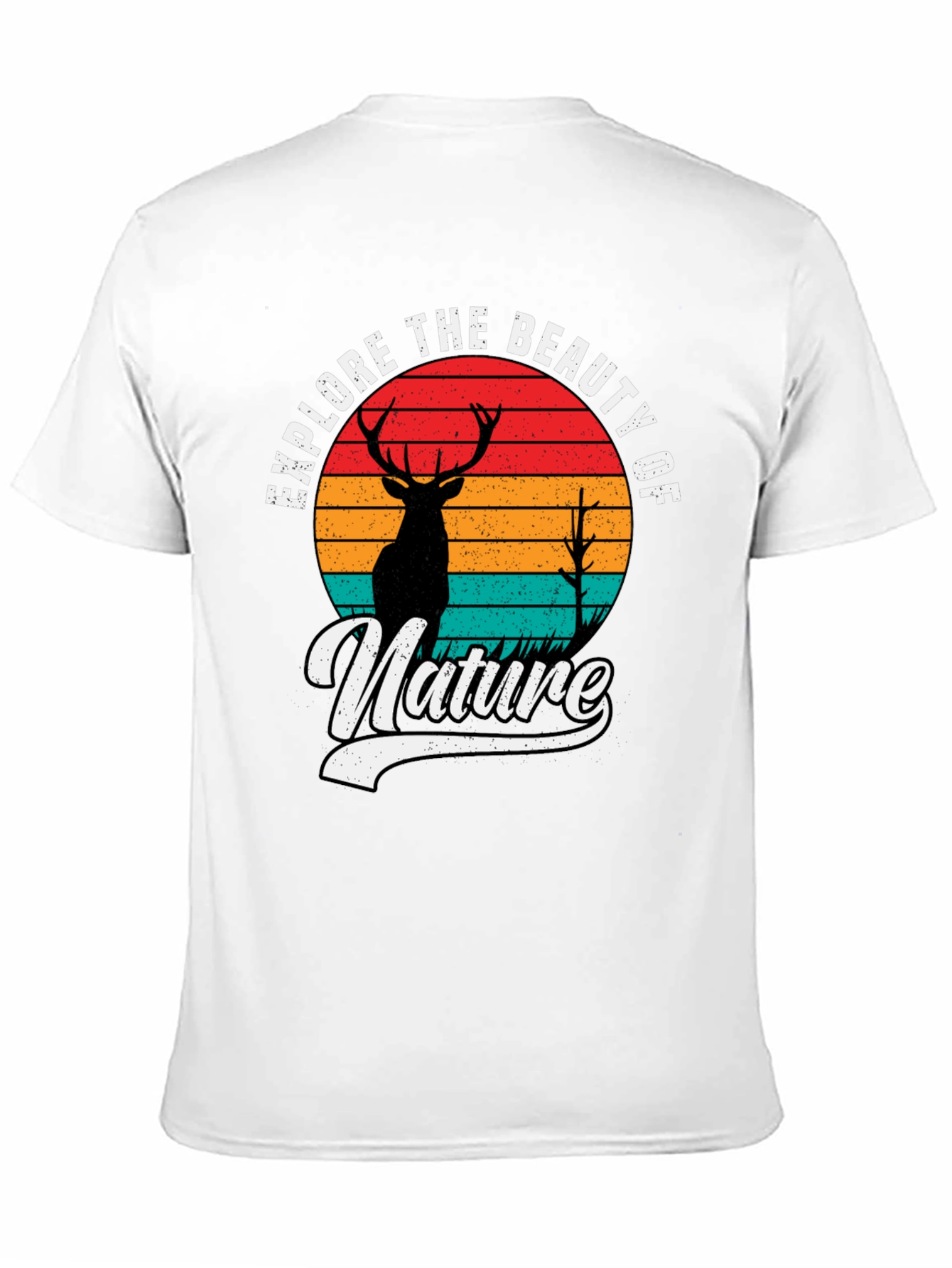 Explore Nature Graphic Tee - Mens Black T-Shirt