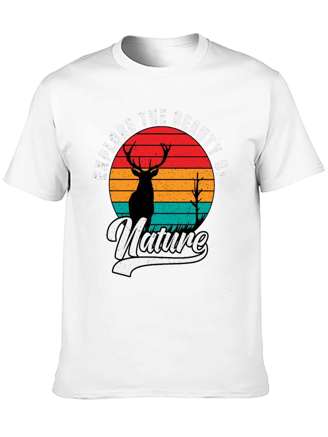 Explore Nature Graphic Tee - Mens Black T-Shirt