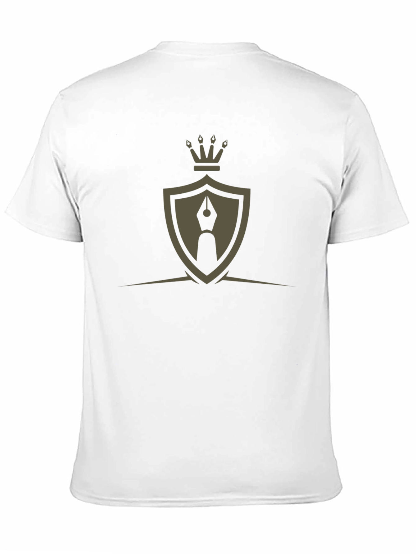 Crest and Quill Black Graphic Tee