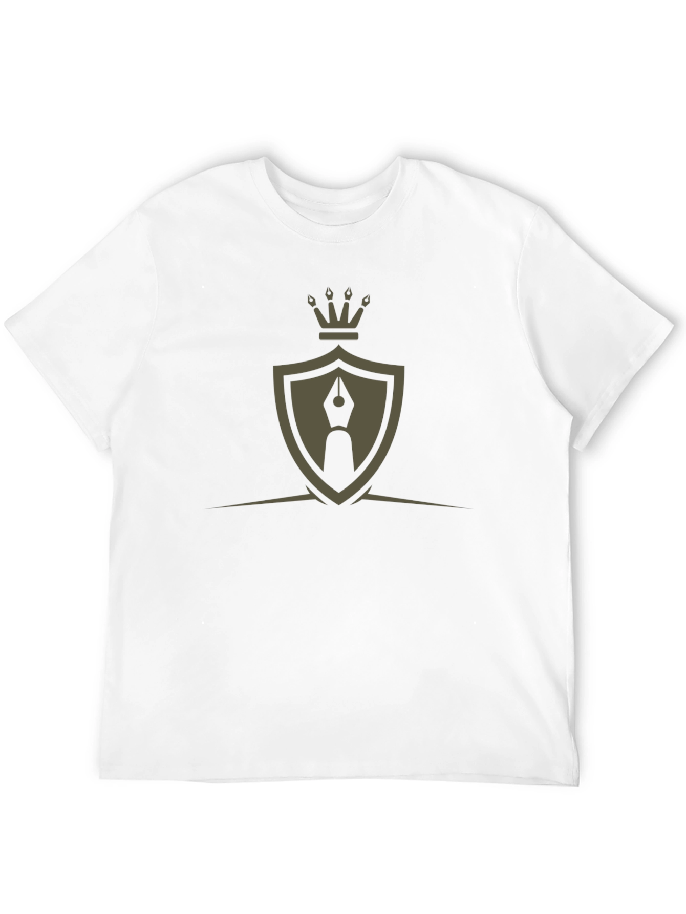 Crest and Quill Black Graphic Tee