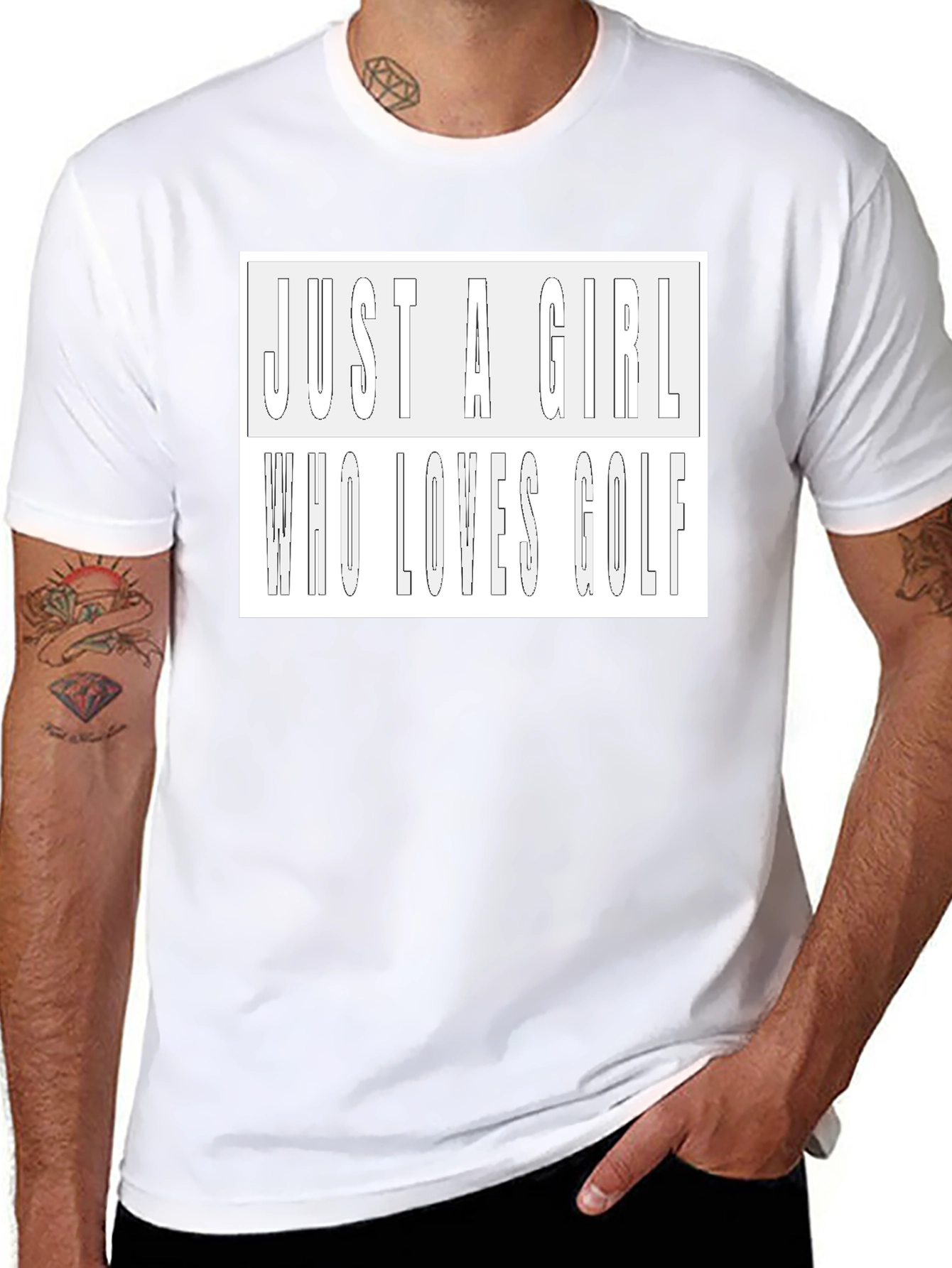 Girl Who Loves Golf T-Shirt