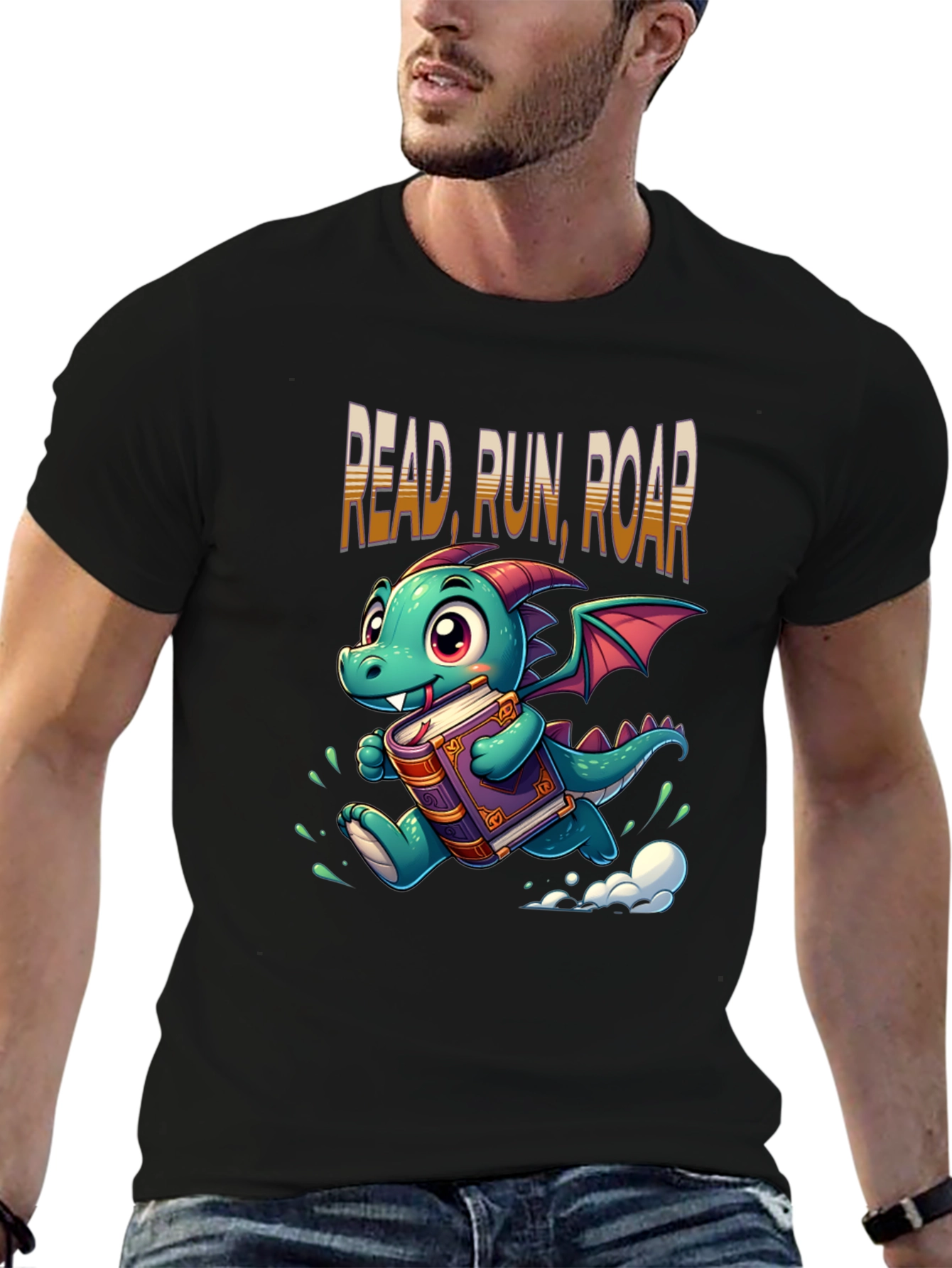 Read Run Roar Dragon T-Shirt