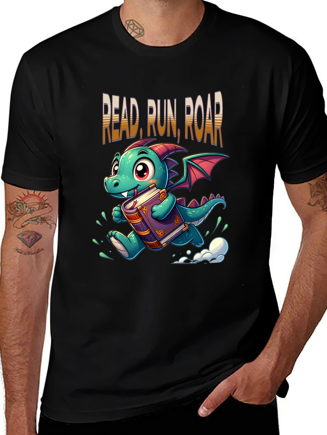 Read Run Roar Dragon T-Shirt