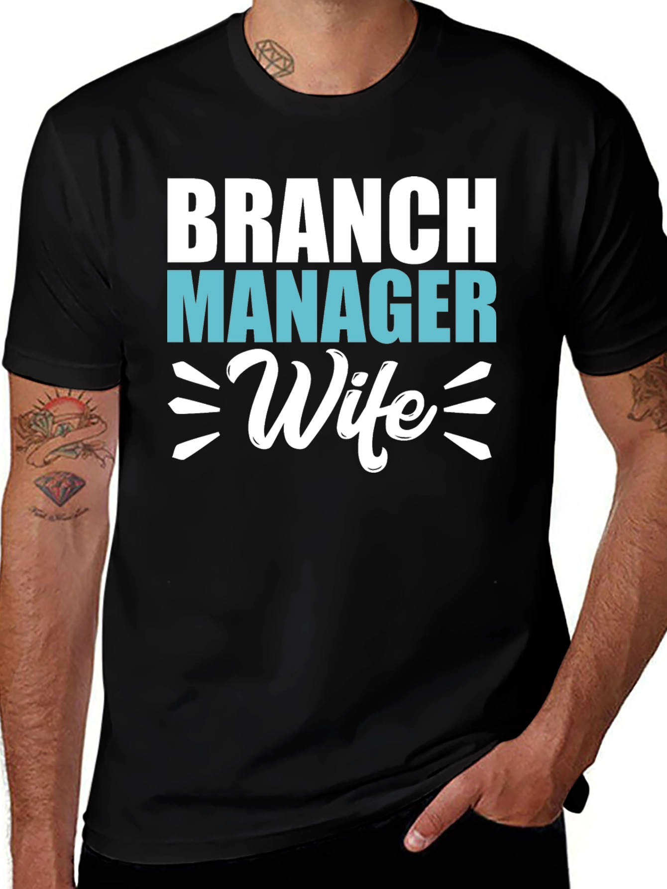 Branch Manager Wife Tee - Stylish & Comfy!