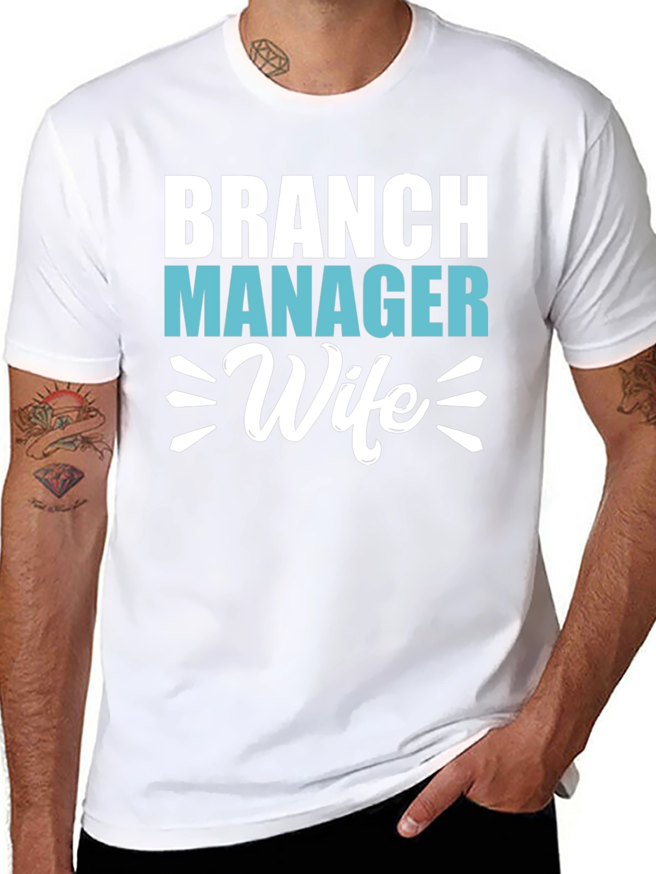 Branch Manager Wife Tee - Stylish & Comfy!