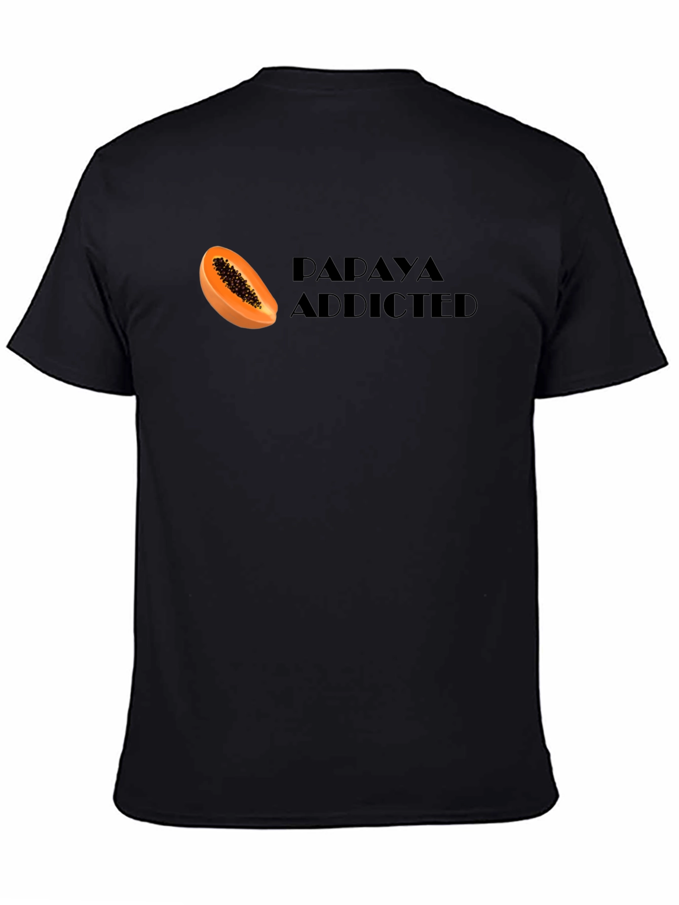 Papaya Addicted Graphic Tee - Fruit Lovers T-Shirt