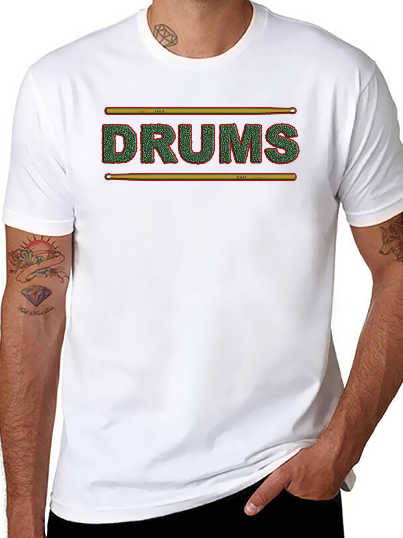 Drums T-Shirt - Music Lover Tee