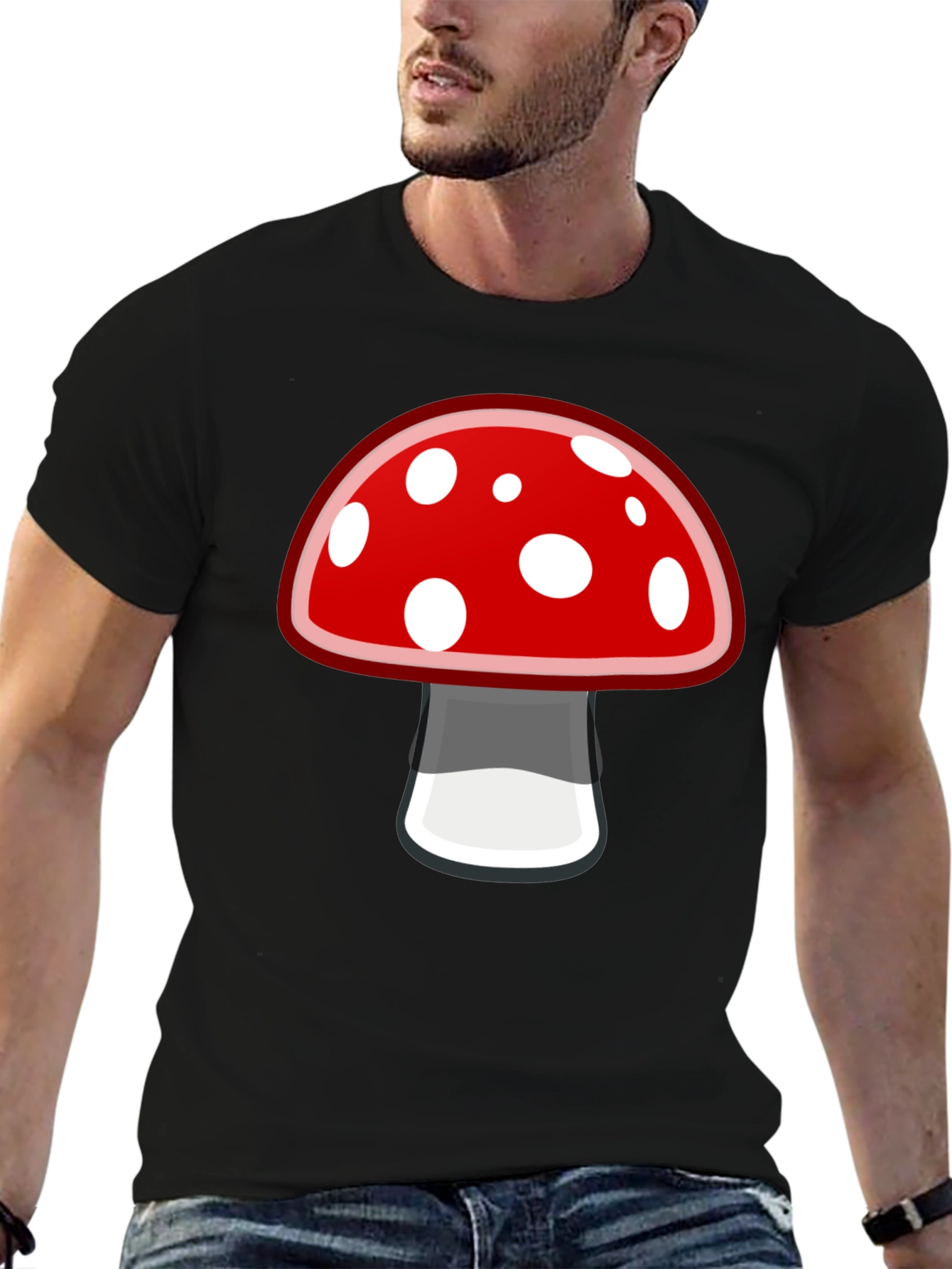 Mushroom Graphic Tee - Funky Casual Style