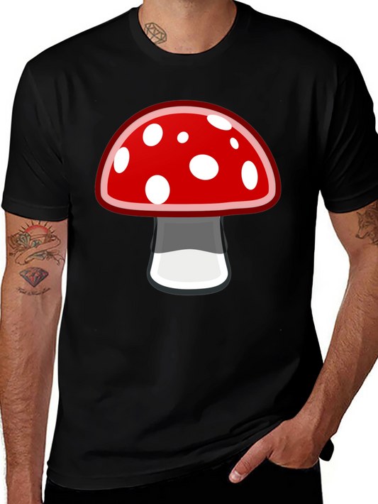 Mushroom Graphic Tee - Funky Casual Style