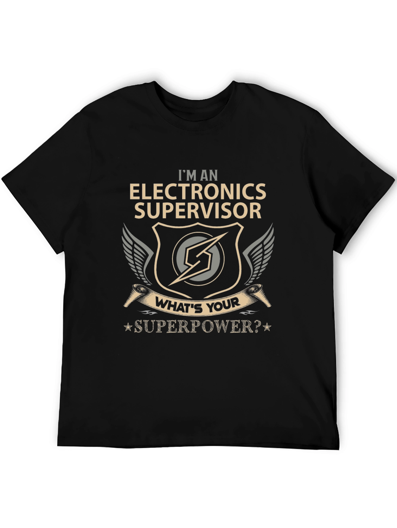 Electronics Supervisor Superpower T-Shirt