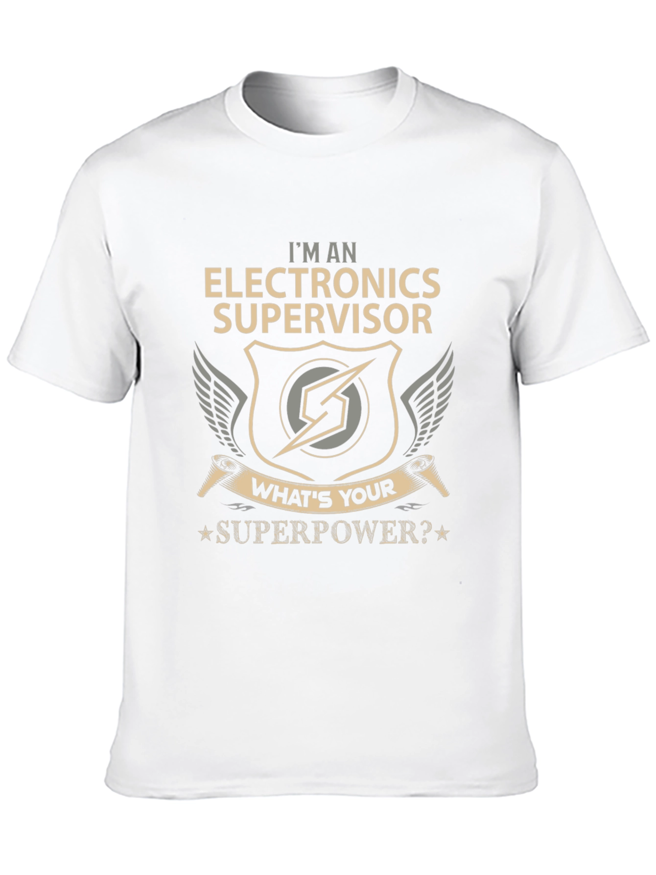 Electronics Supervisor Superpower T-Shirt