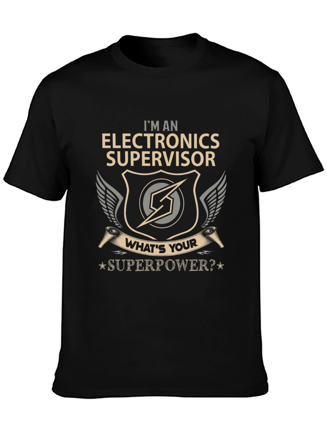 Electronics Supervisor Superpower T-Shirt